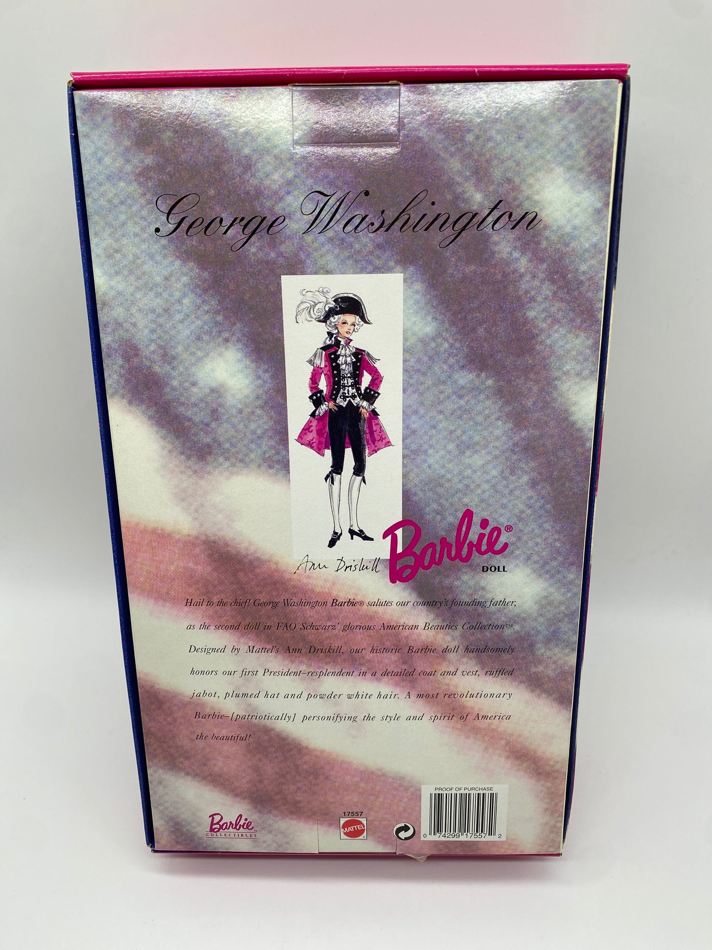 Mattel American Beauties Collection Limited Edition Barbie Doll 1996 George Washington Barbie