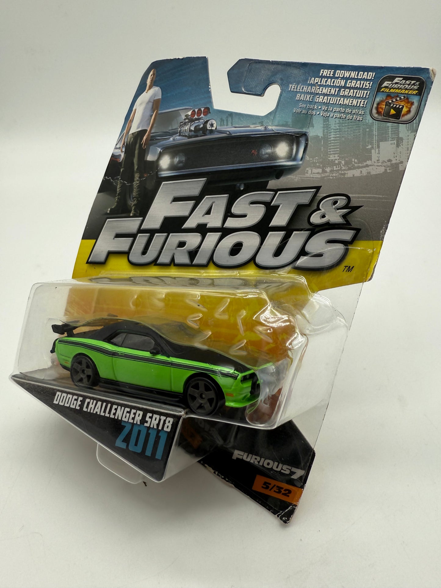Hot Wheels Fast and Furious Dodge Challenger SRT8 2011 2016 Mattel