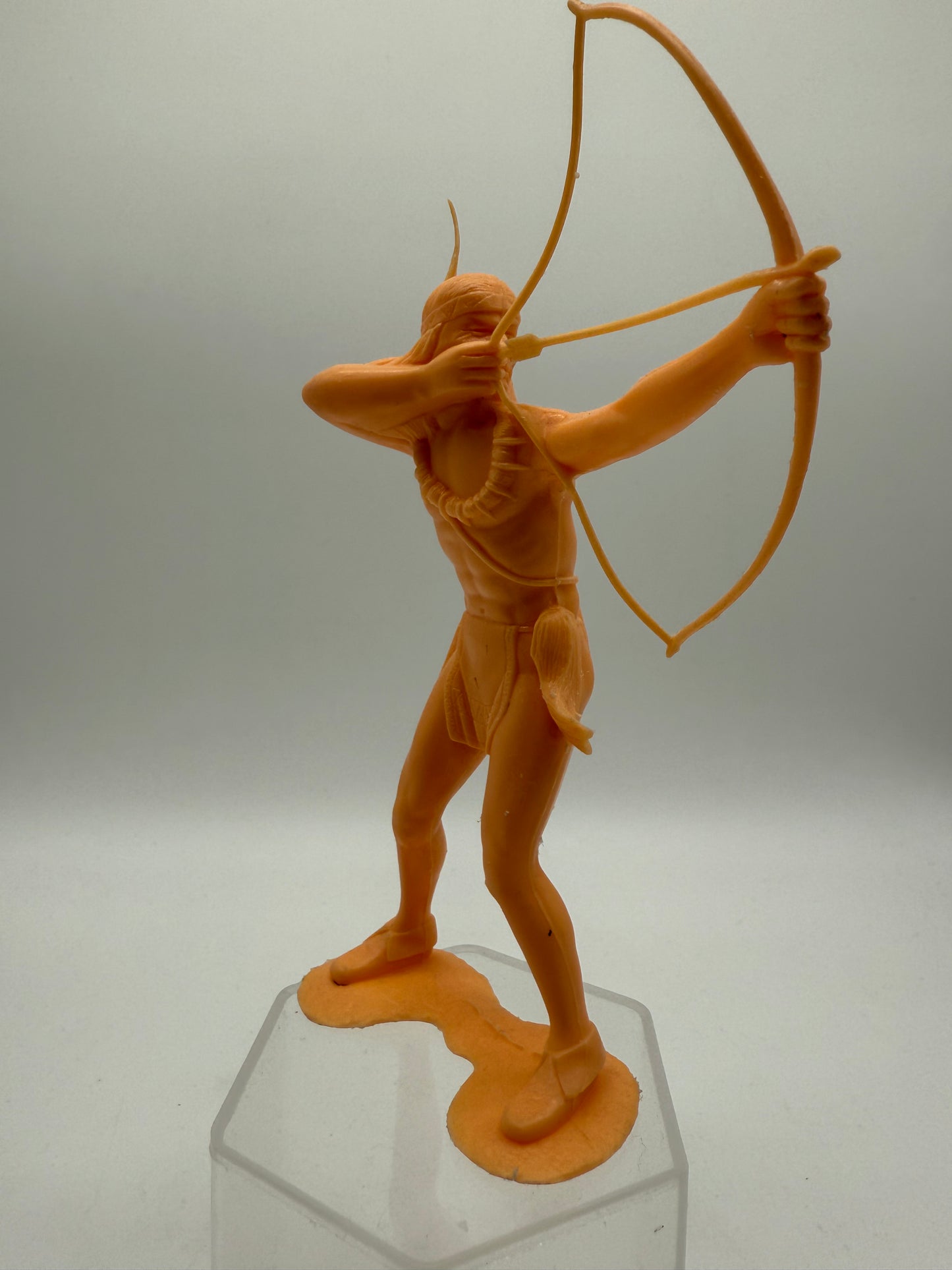 Vintage Plastic Native American Archer 1960s Louis Marx