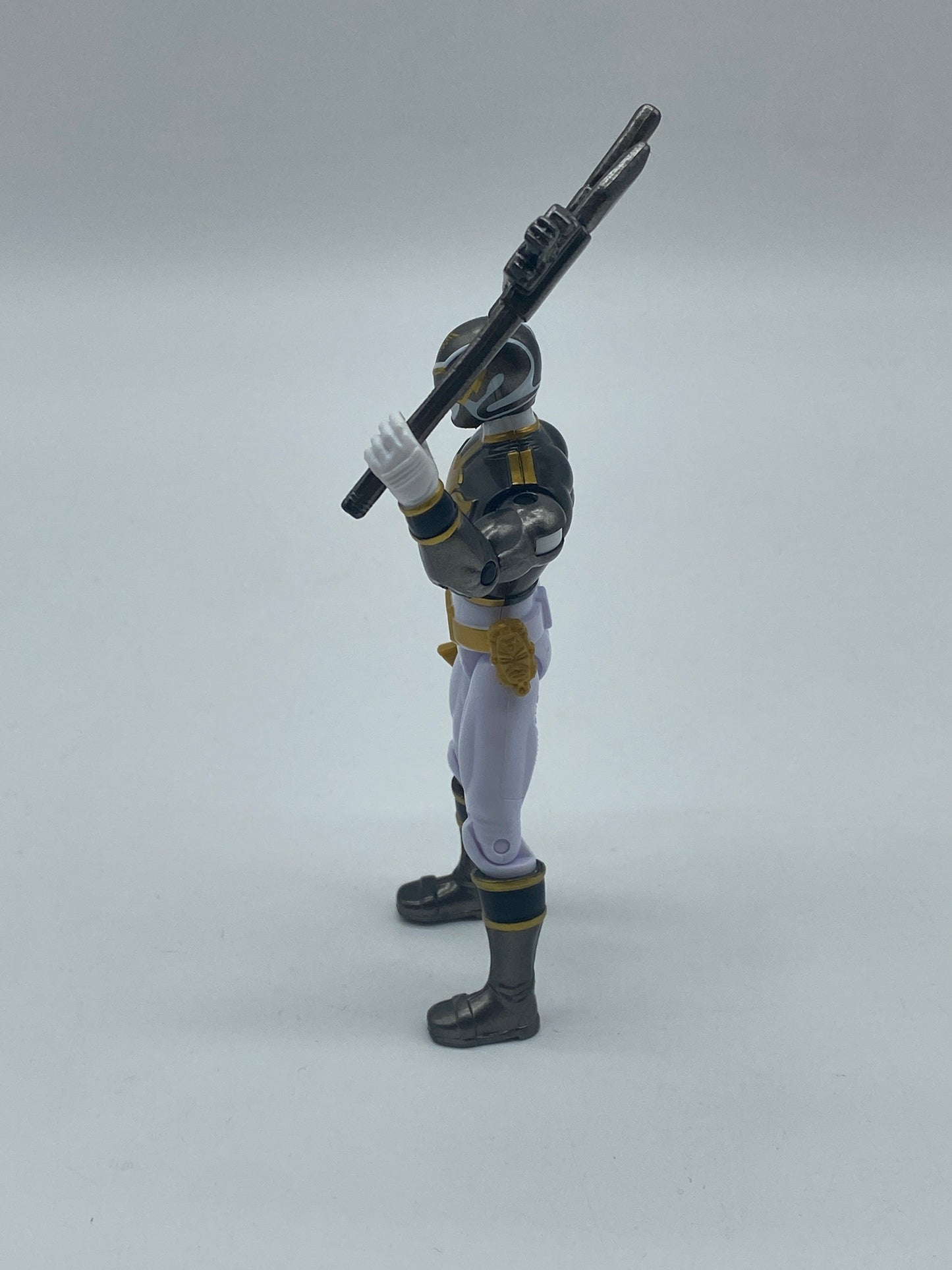 Bandai Power Rangers Megaforce Metallic Black Ranger Action Figure