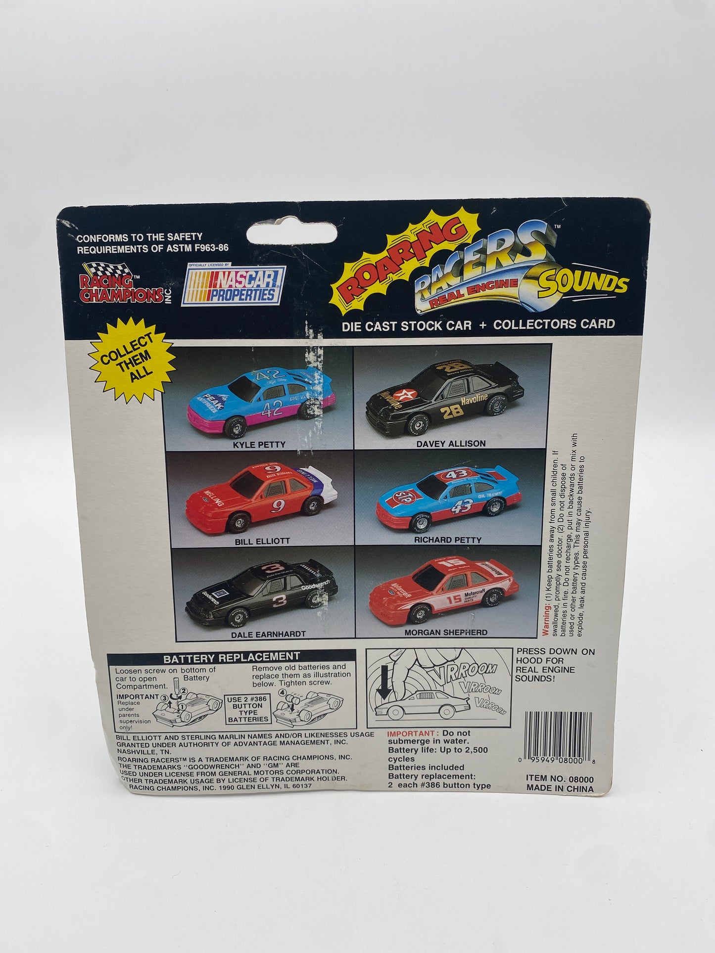 Racing Champions Roaring Racers Nascar 1990 Richard Petty STP #43 Die-Cast Car