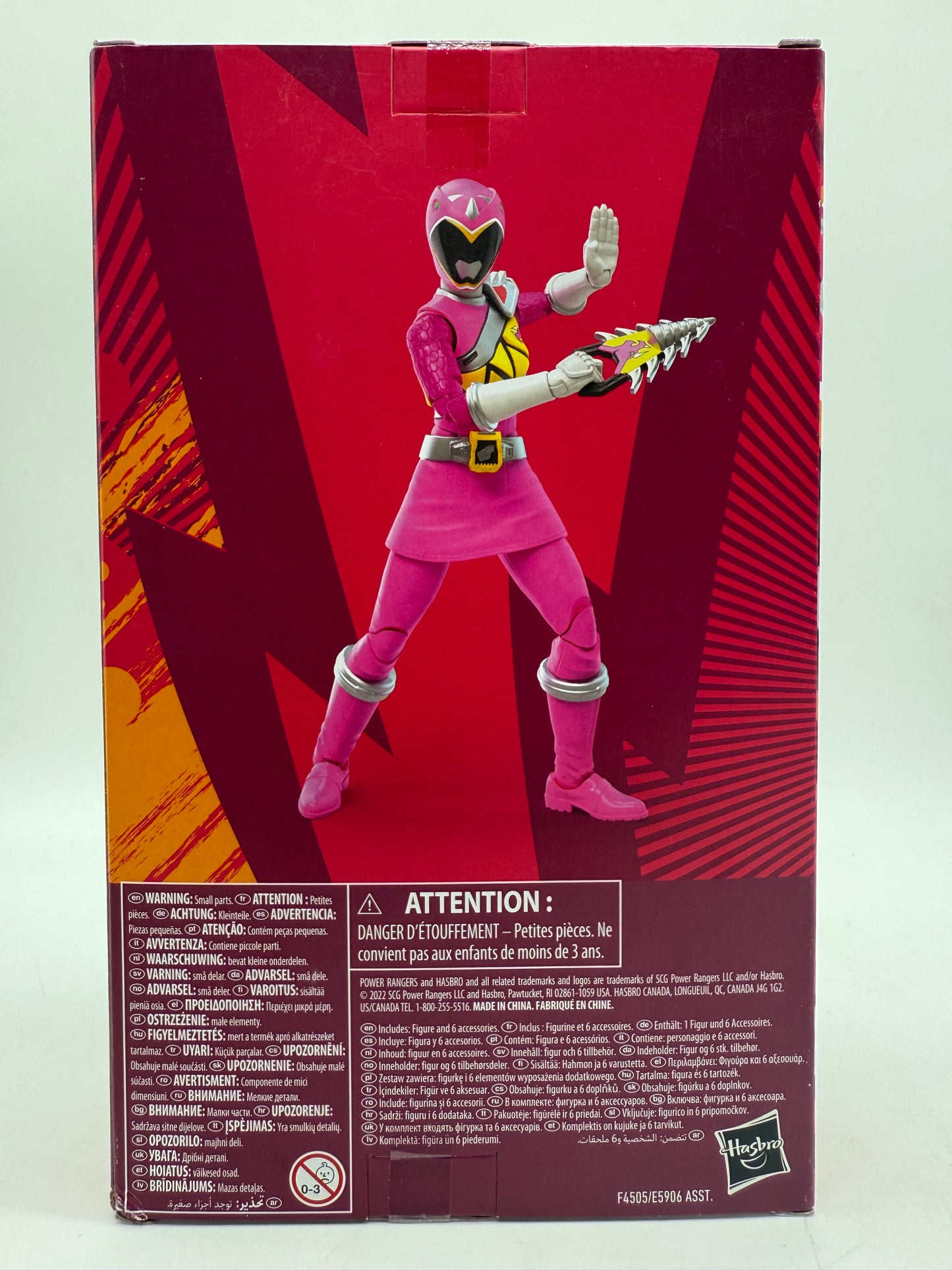 Power Rangers Lightning Dino Charge Pink Ranger 2022 Hasbro