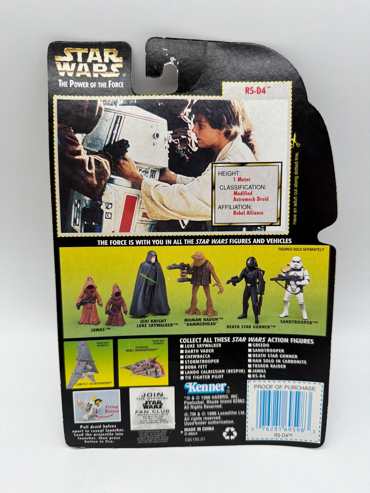Kenner 1996 Star Wars The Power of the Force R5-D4