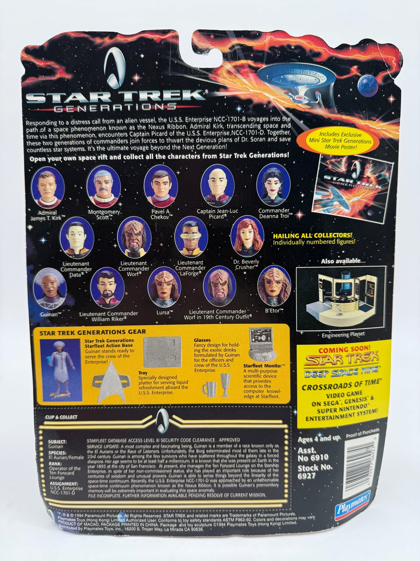Star Trek Generations Guinan 1994 Playmates