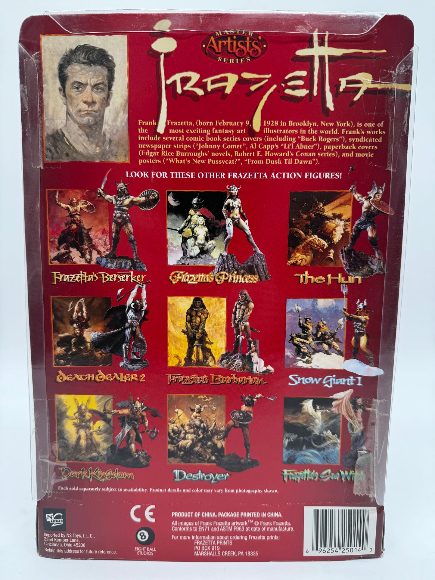 Master Artists Series Frazetta Snow Giant 1 1998 N2 Toys