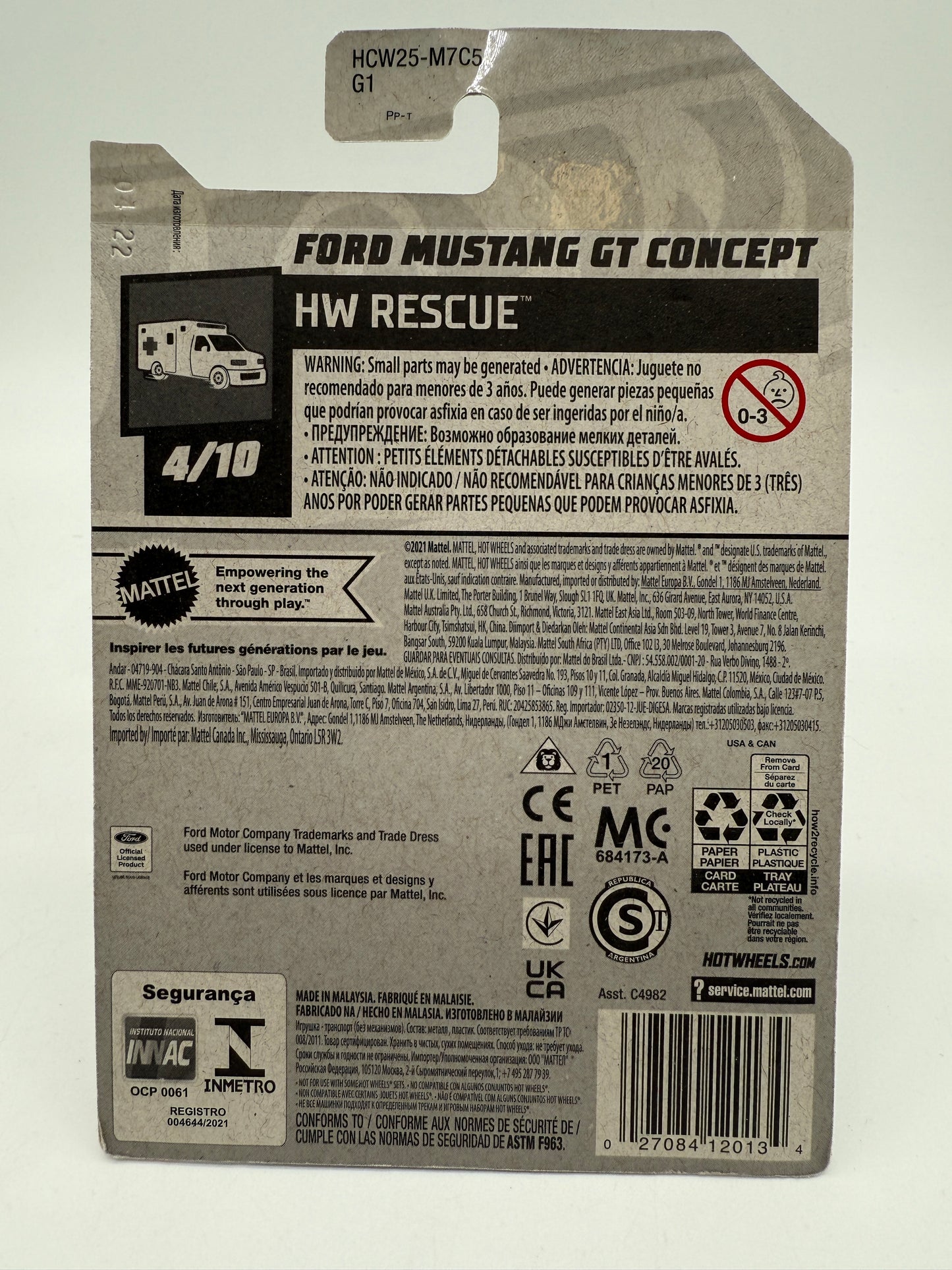 Hot Wheels Ford Mustang GT Concept 2021 Mattel