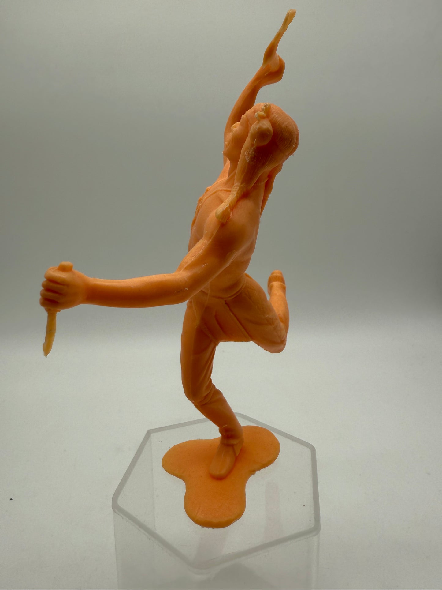 Louis Marx Vintage Plastic Native American Warrior 1960s