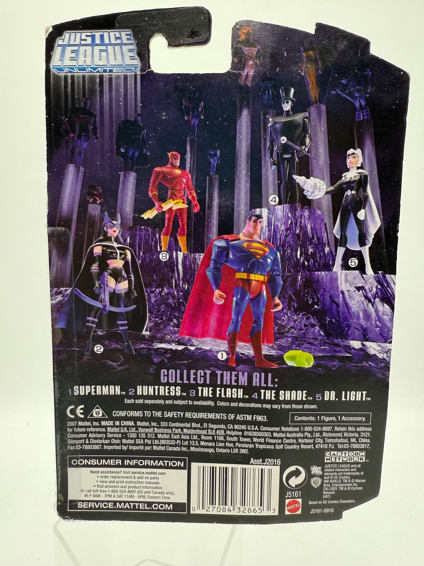 DC Justice League Unlimited Elongated Man 2007 Mattel