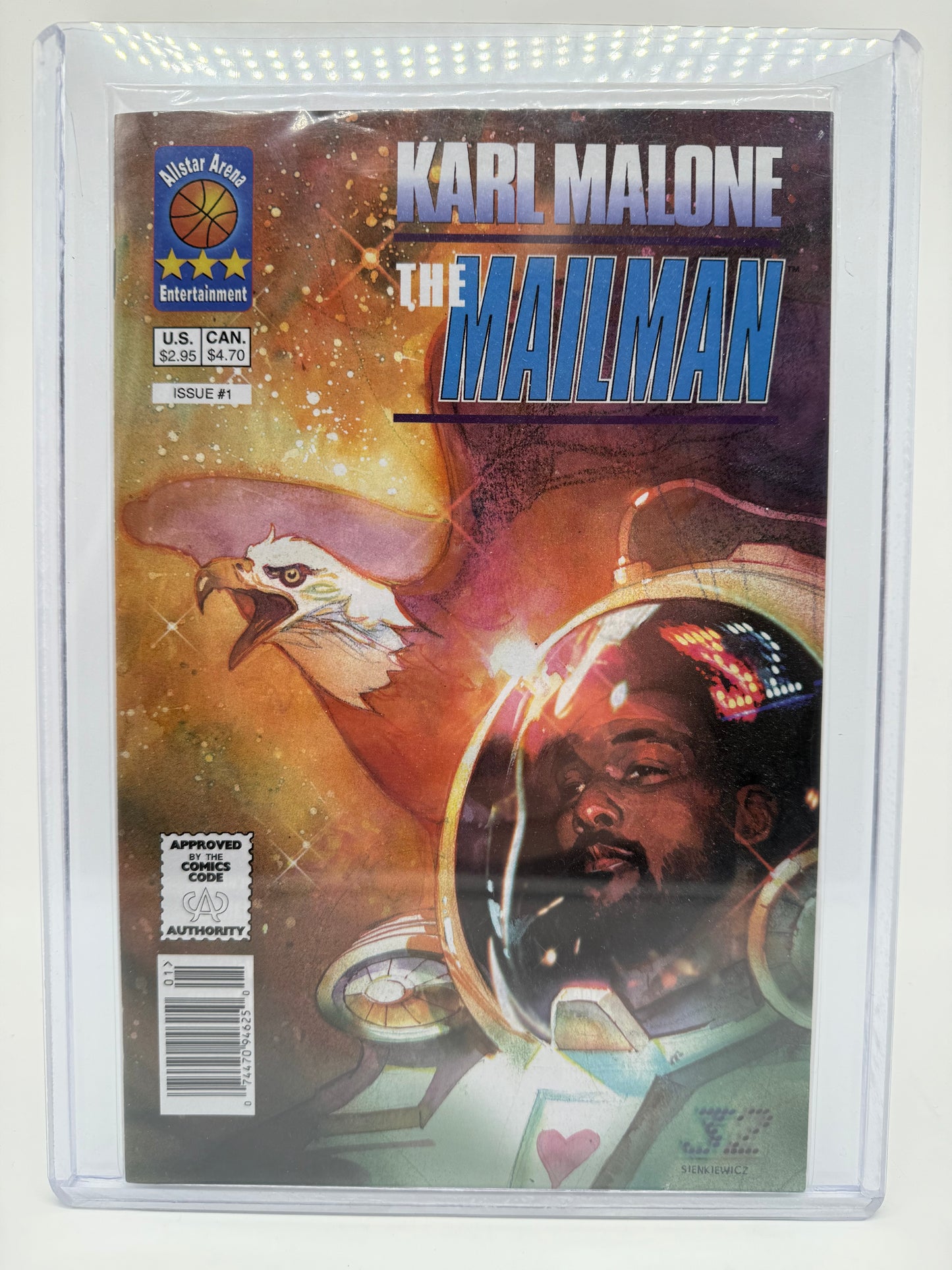 Marvel Comic Karl Malone The Mailman 1998 Marvel