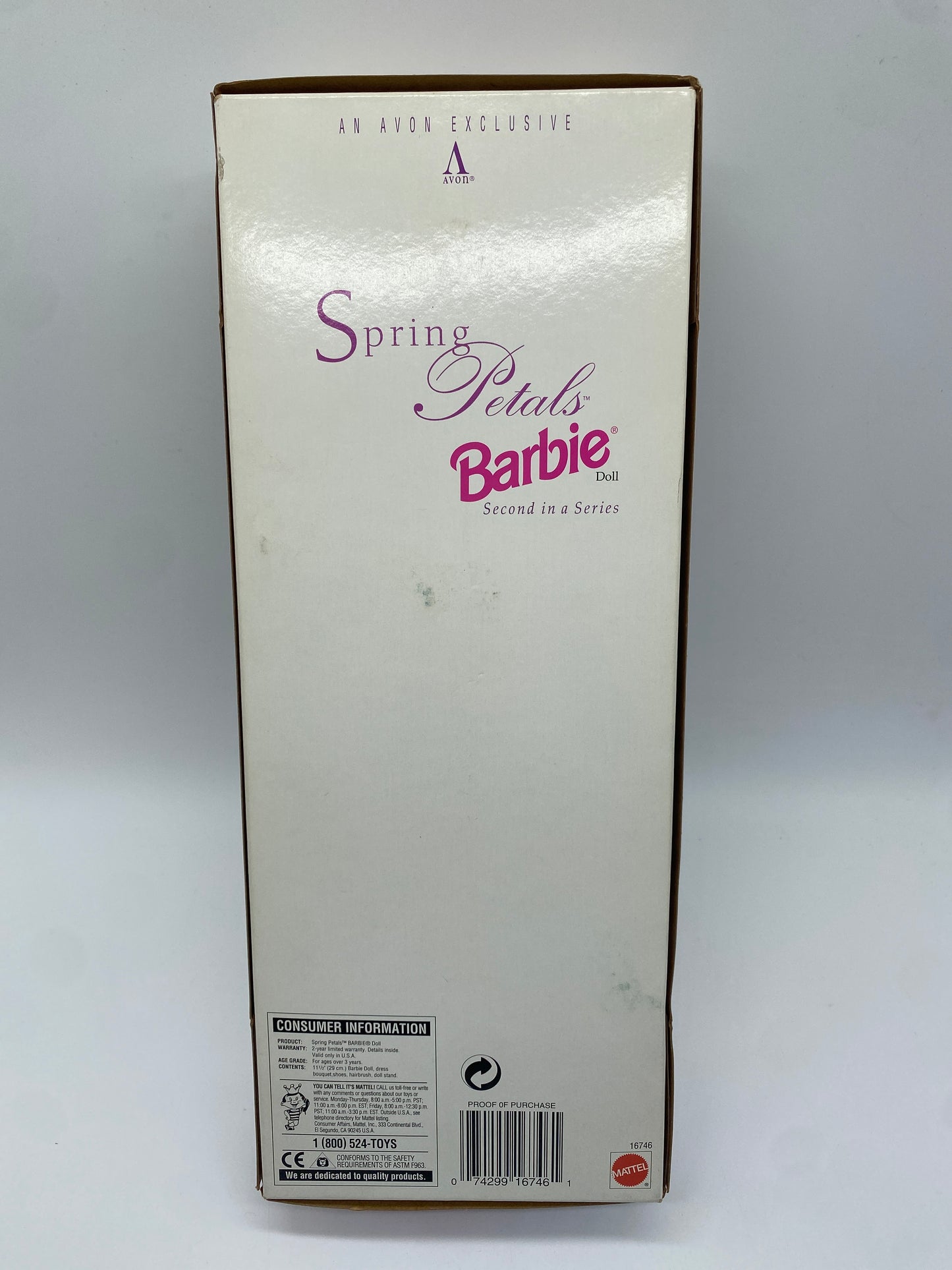 Mattel Barbie Doll 1996 An Avon Exclusive Special Edition Spring Petals Barbie