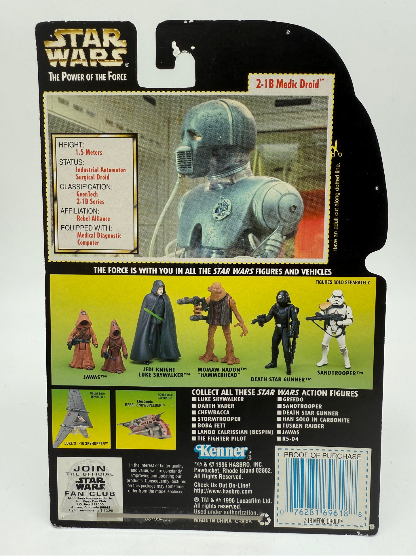 Star Wars 2-1 B Medic Droid 1996 Hasbro