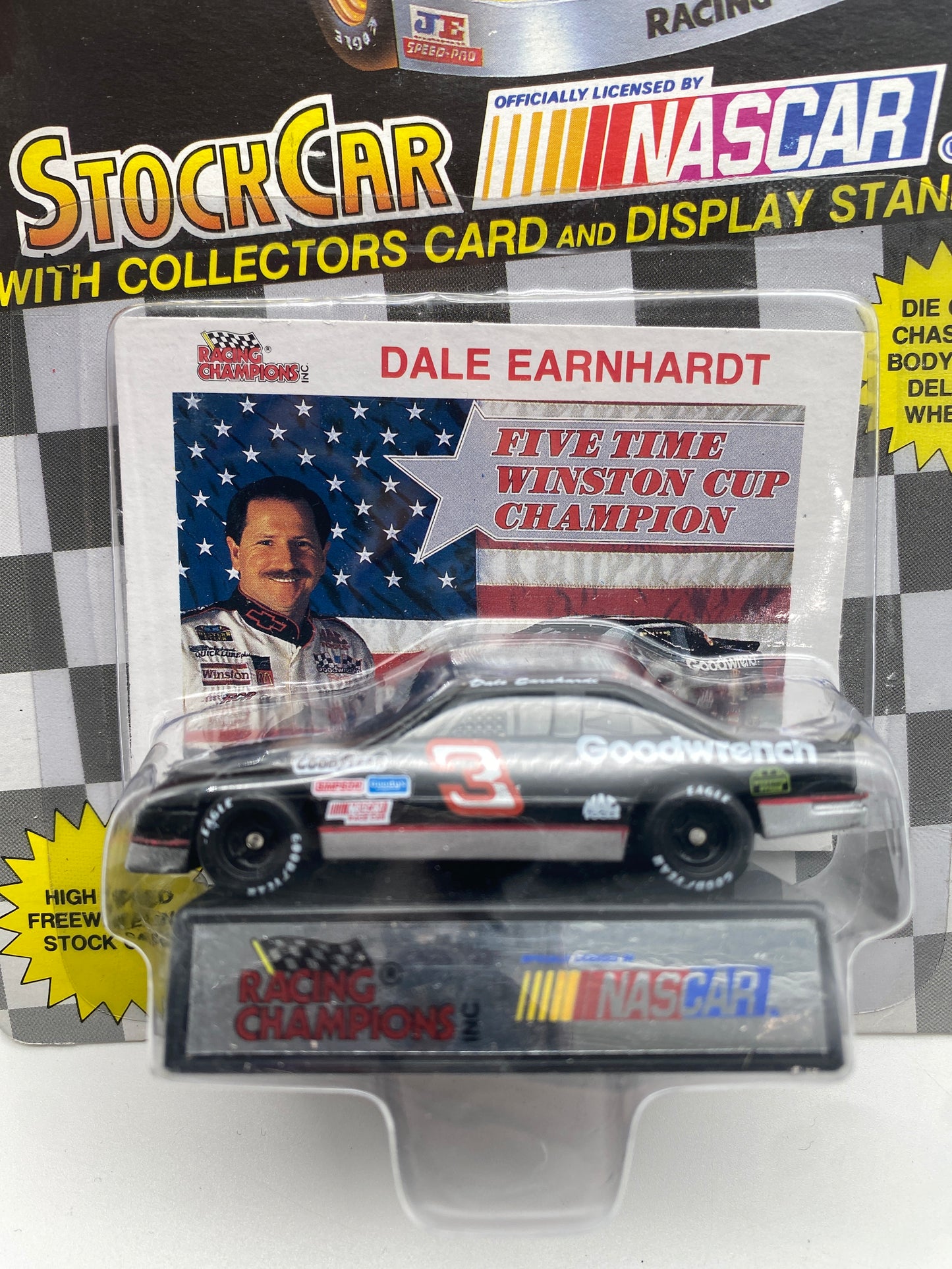 Racing Champions Nascar Stock Car 1992 Dale Earnhardt #3 1:64 Die-Cast Car