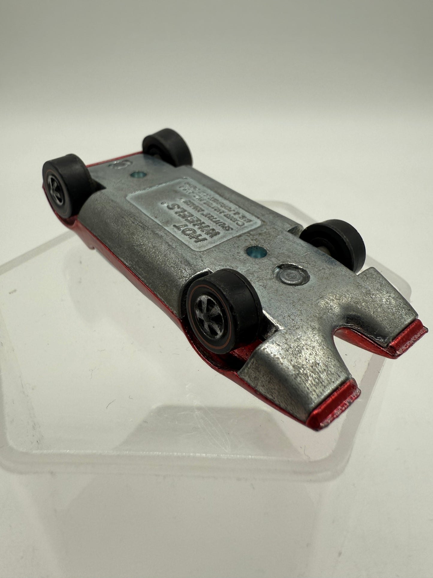 Hot Wheels Vintage 1968 Redline Splittin' Image Red Car Loose
