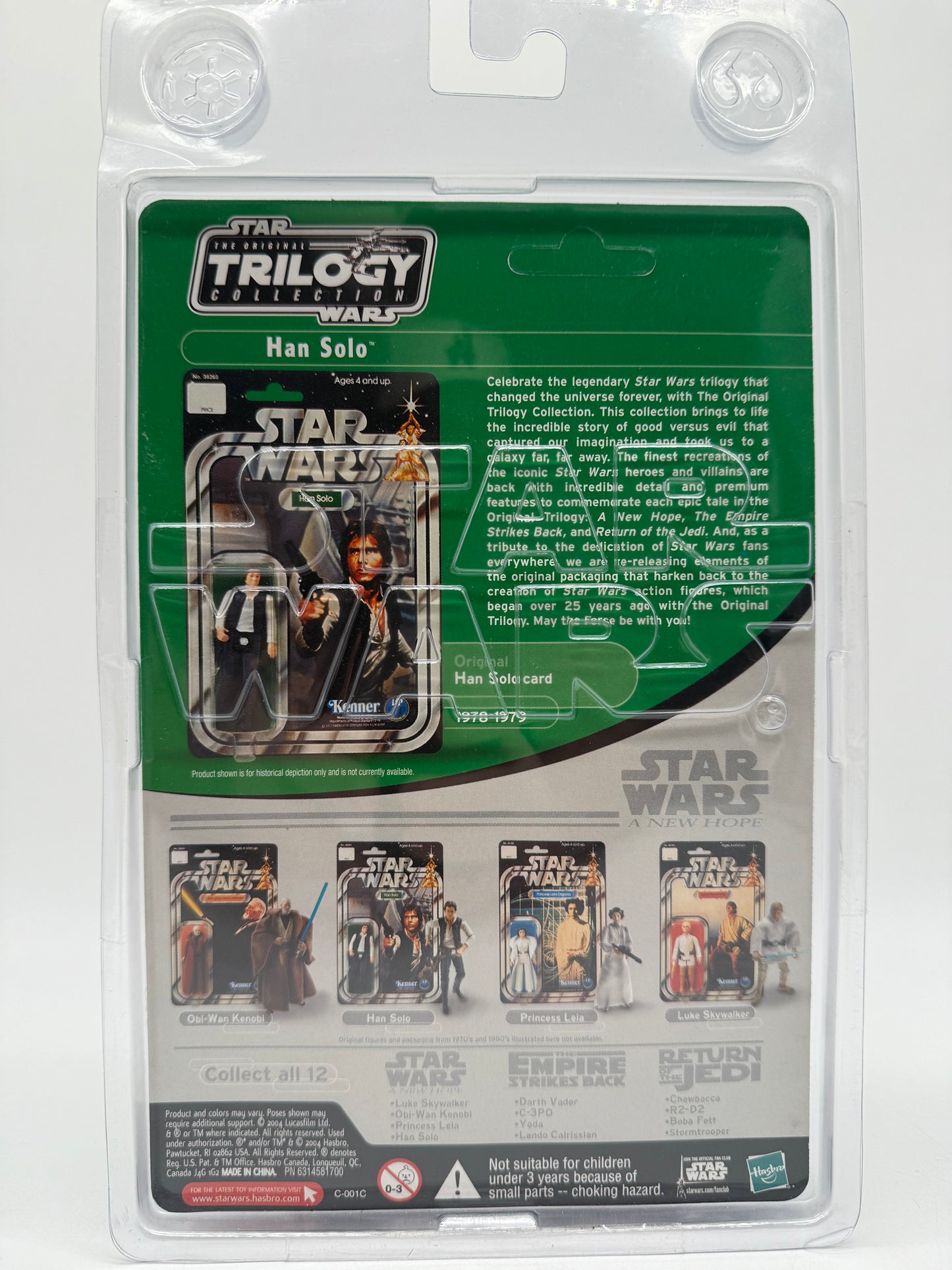 Hasbro 2004 Star Wars Return of the Jedi Han Solo Star Wars The Original Trilogy Collection 