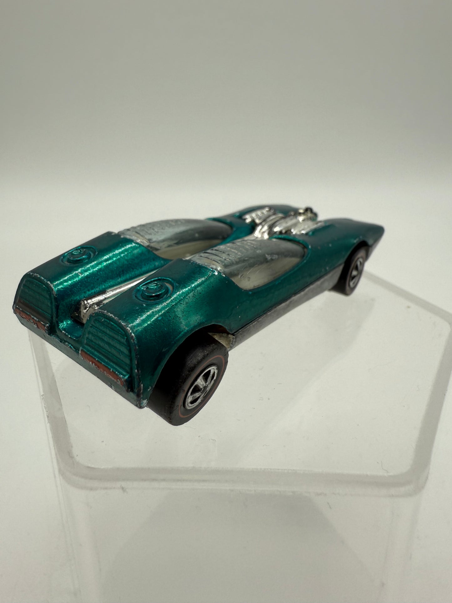 Hot Wheels Vintage 1969 Redline Splittin Image Aqua Green Mattel