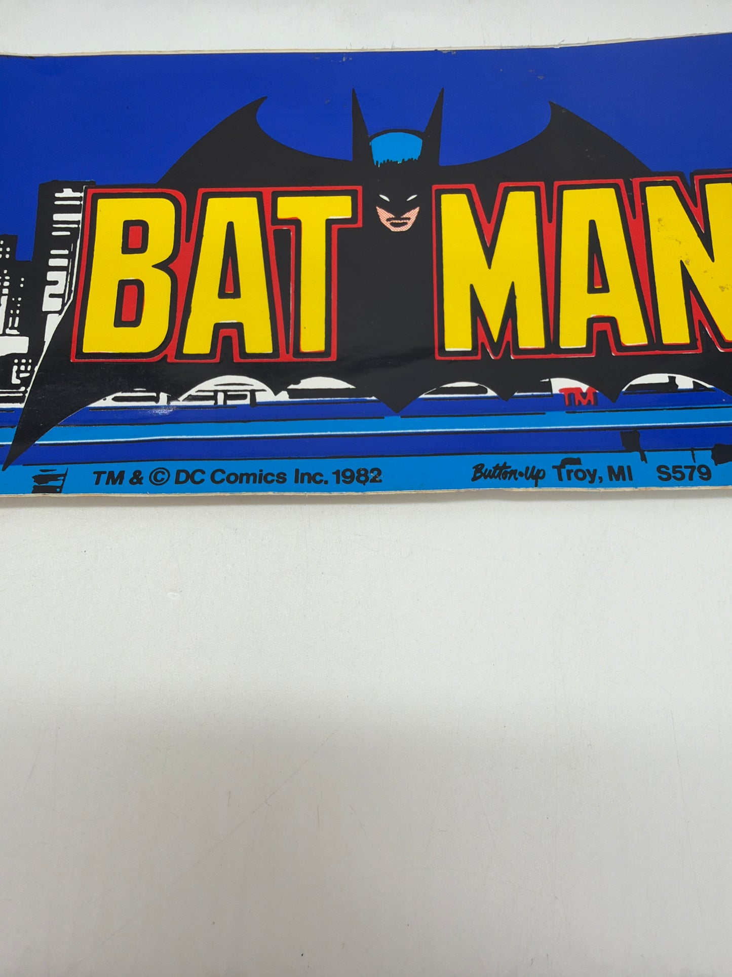 DC Comics 1982 Batman Bumper Sticker