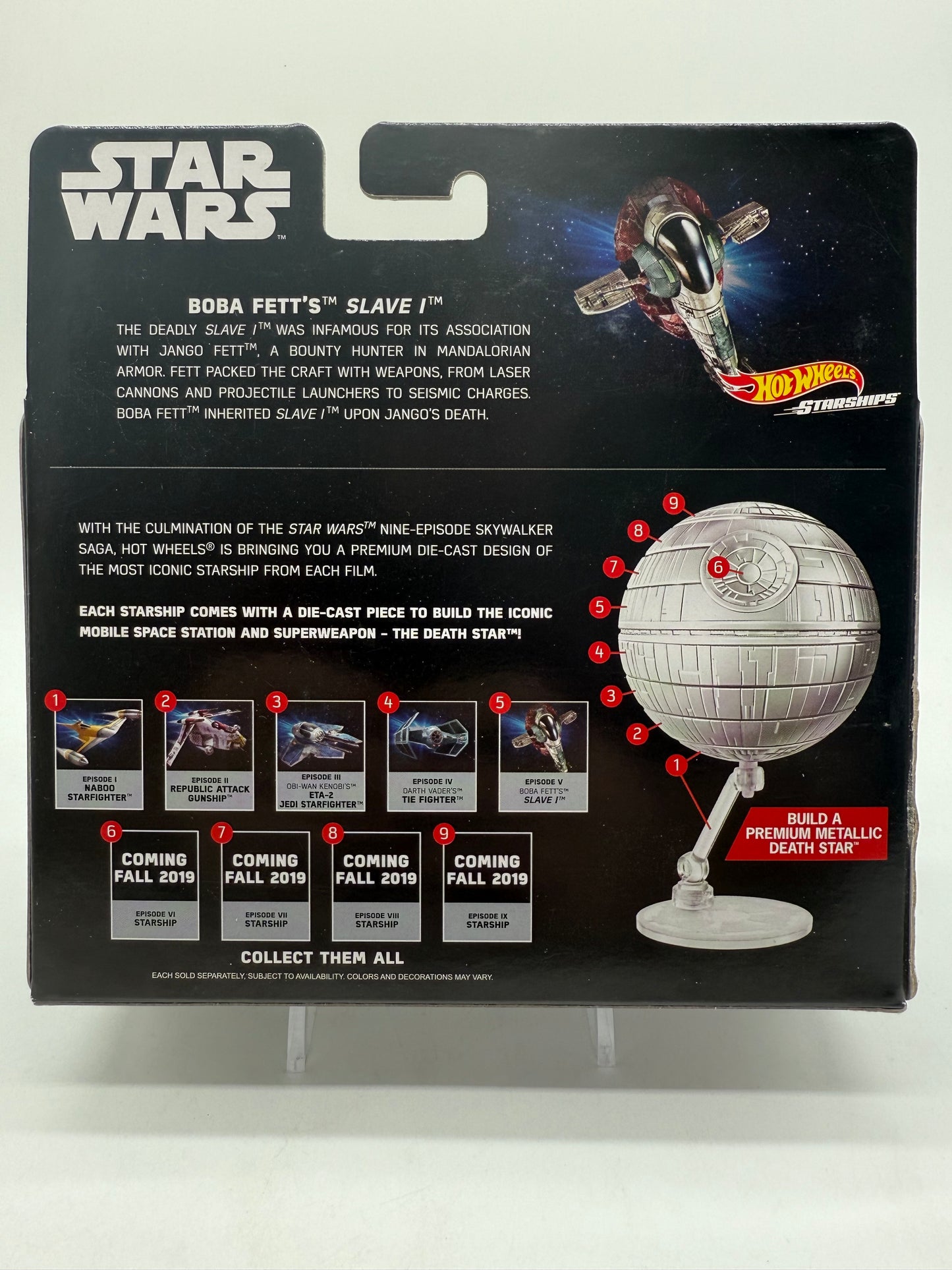 Mattel 2018 Hot Wheels Star Wars The Empire Strikes Back Boba Fett's Slave I