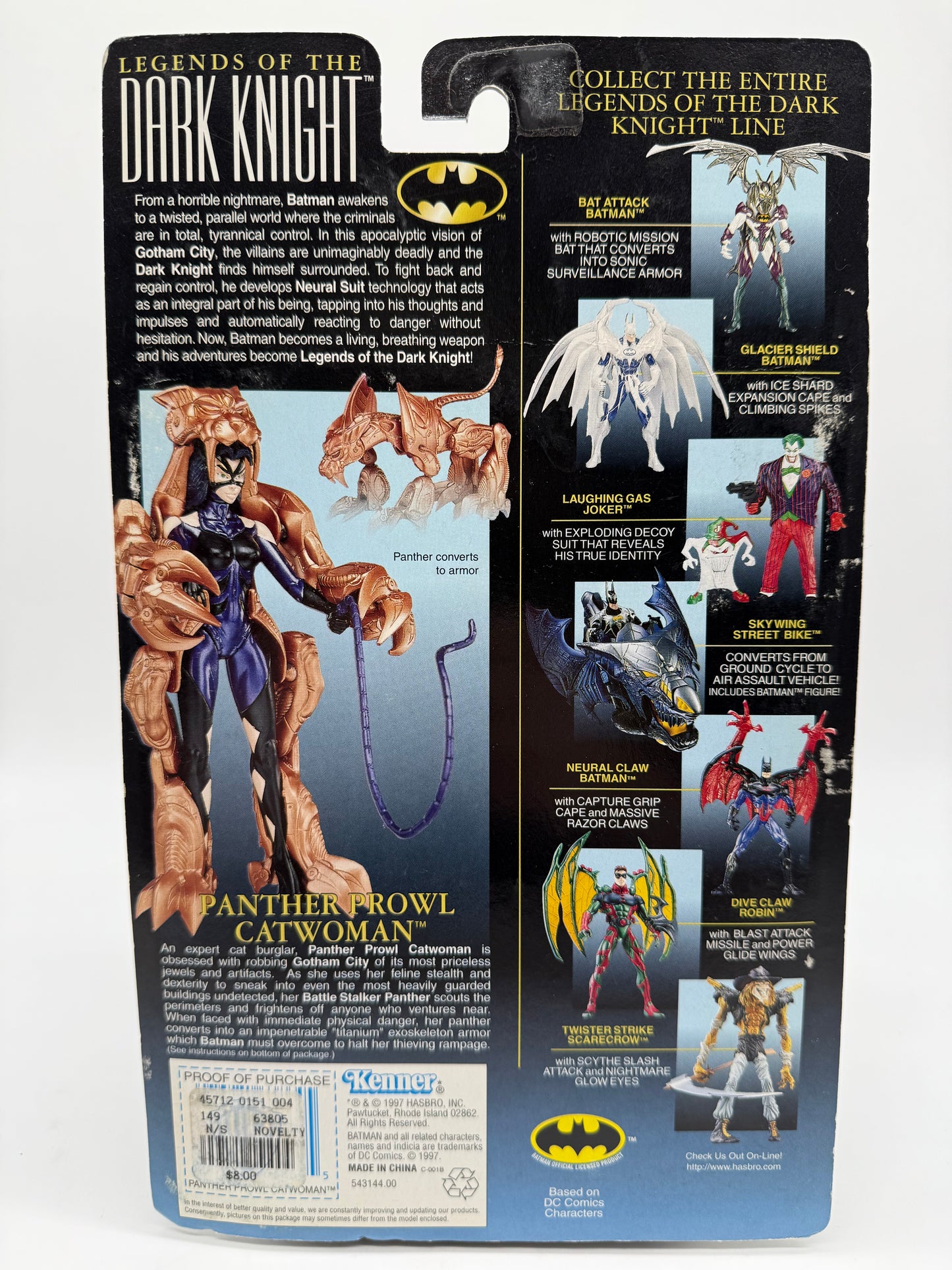 Hasbro 1997 Legends Of The Dark Knight Premium Collector Series Panther Prowl Catwoman