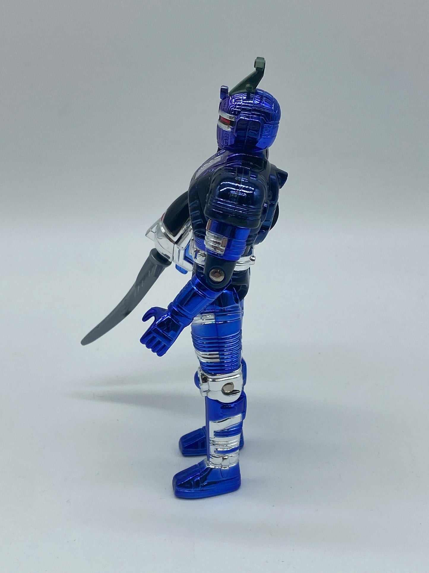 Bandai Beetleborgs 1997 Blue Stinger Action Figure