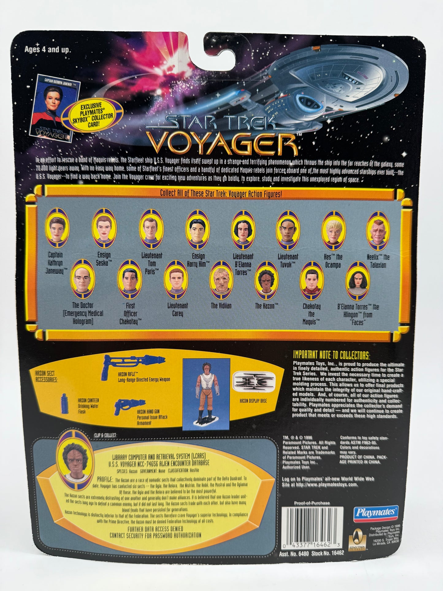 Star Trek Voyager The Hezon 1996 Playmates