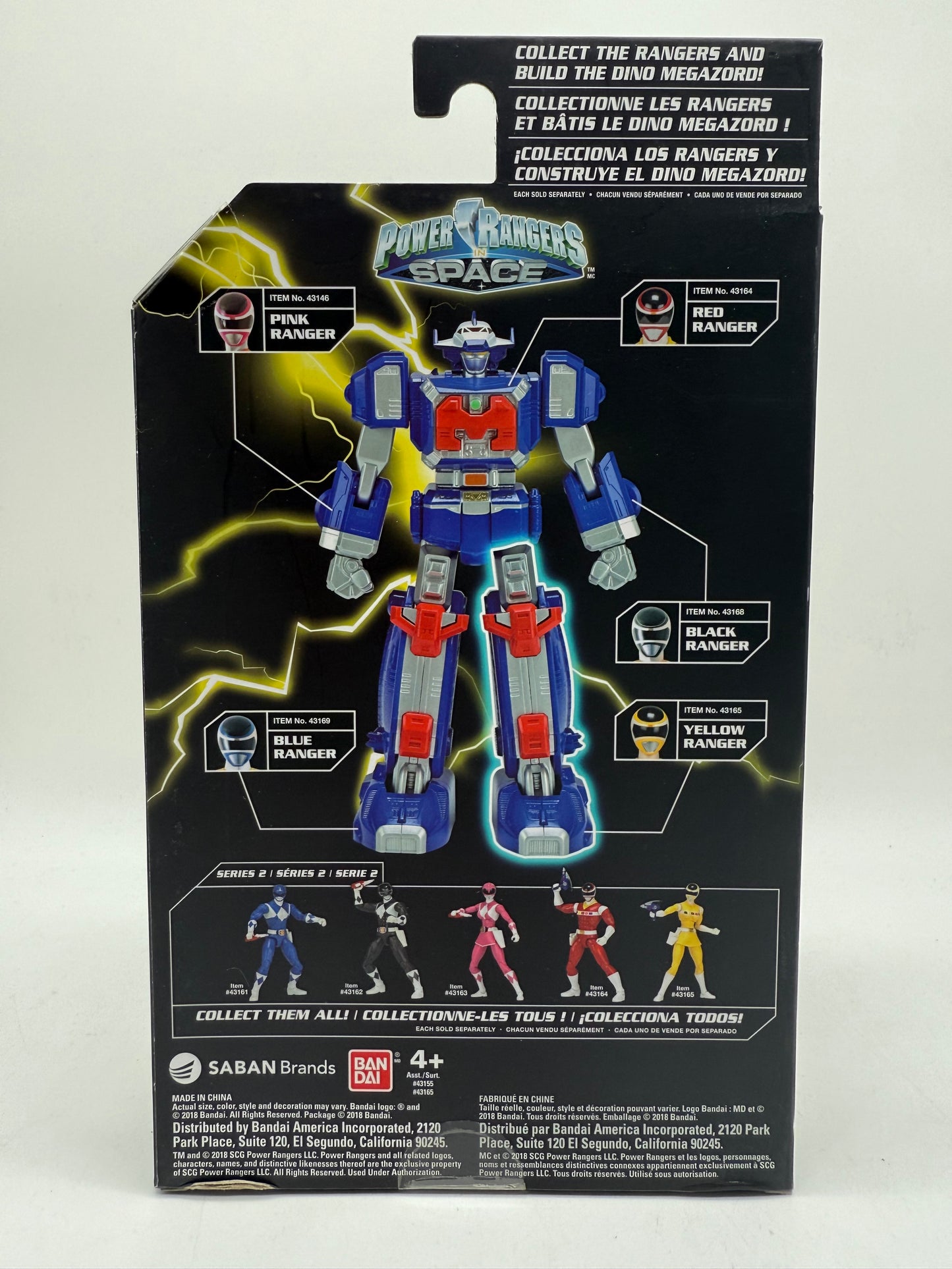 Saban's Power Rangers Space Yellow Ranger 2018 Bandai