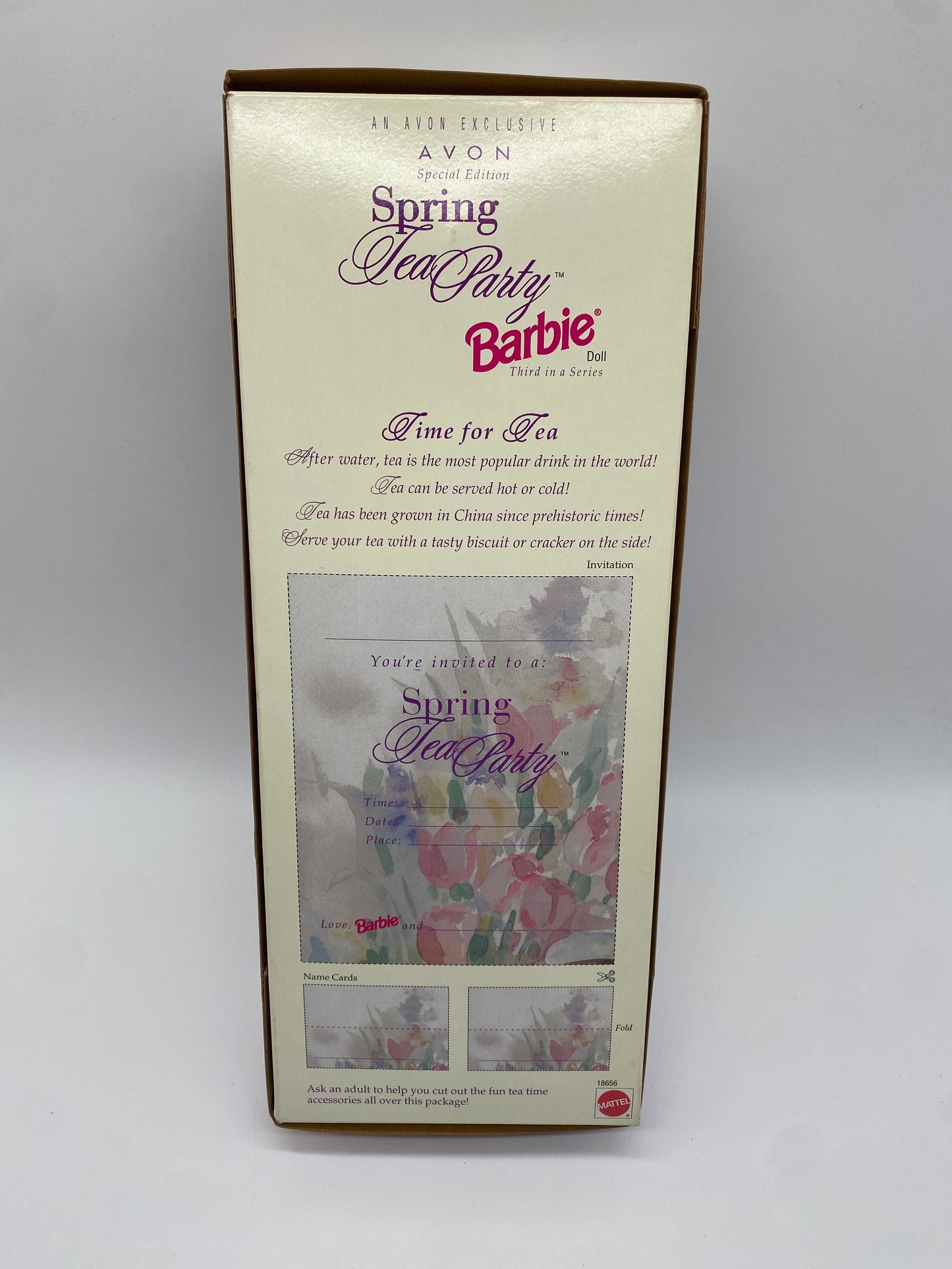 Mattel Barbie Doll 1997 An Avon Exclusive Special Edition Spring Tea Party Barbie