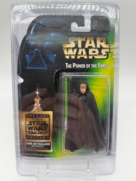 Hasbro 1997 Special Trilogy Edition Star Wars The Power Of The Force Luke Skywalker Jedi Knight Theater Edition