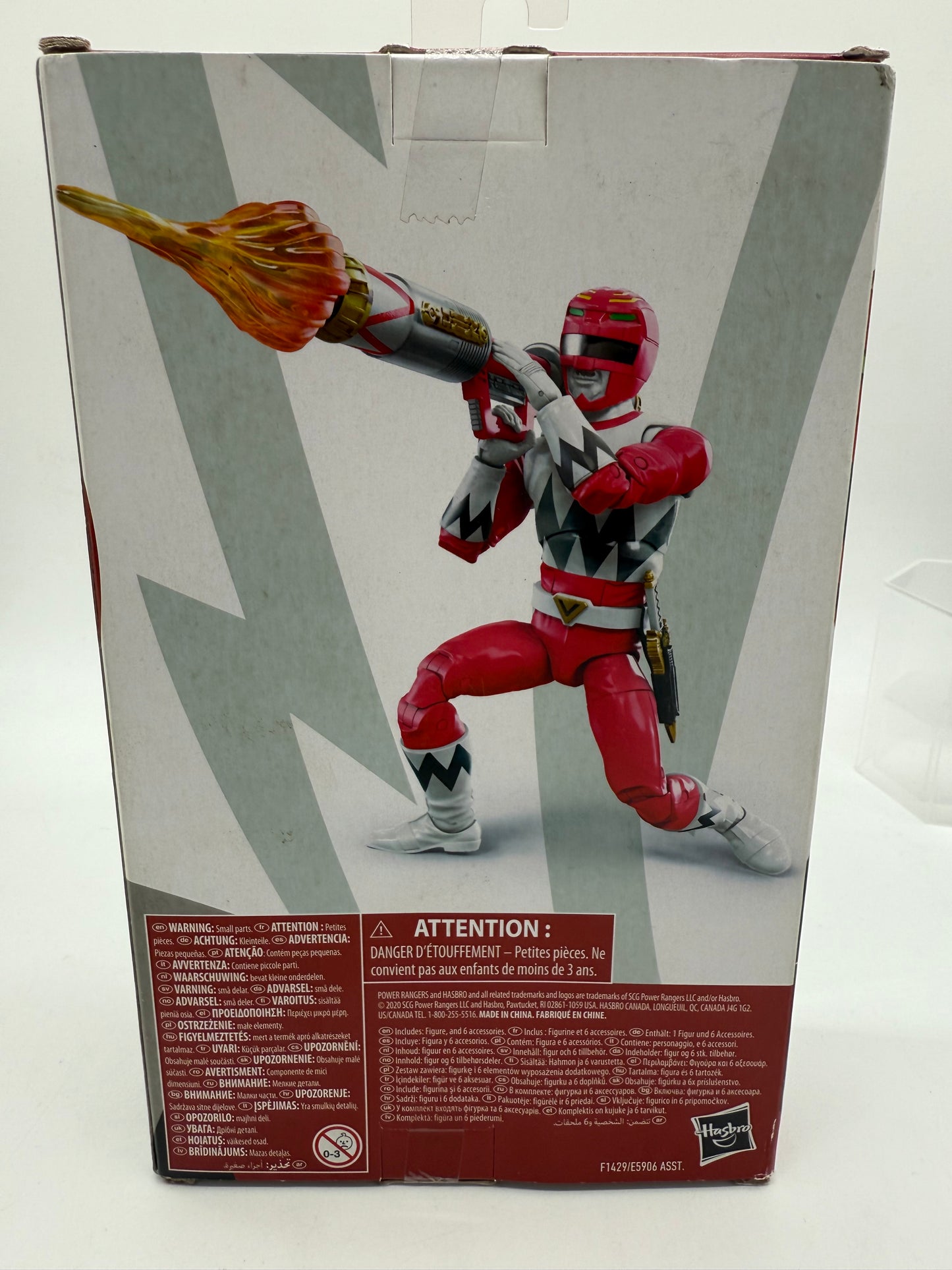Power Rangers Lightning Lost Galaxy Red Ranger 2020 Hasbro