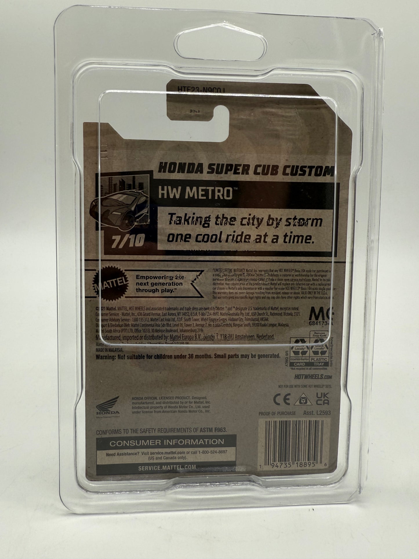 Hot Wheels Honda Super Club Custom 2021 Mattel