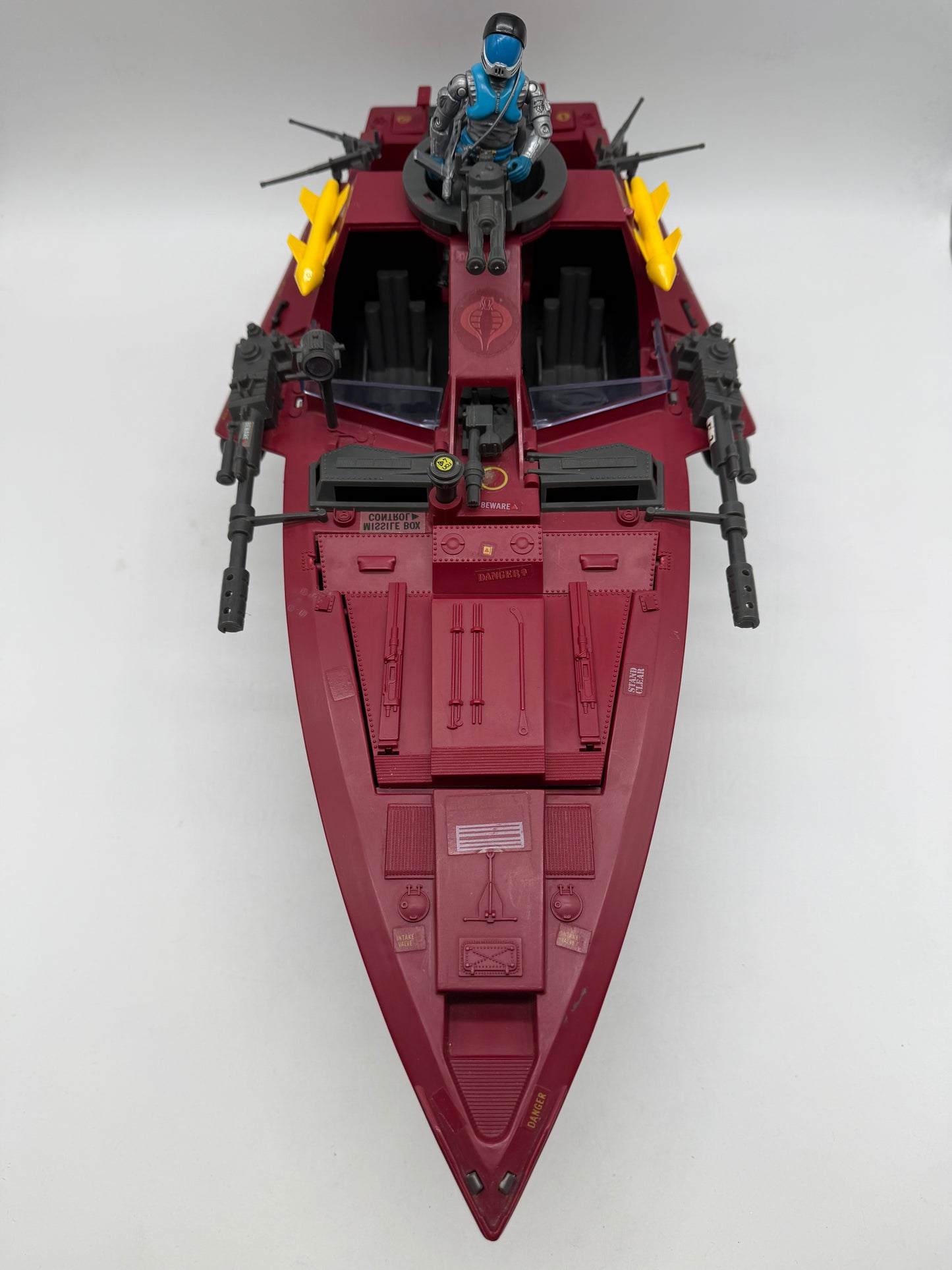 G.I. Joe Cobra Moray Hydrofoil Vehicle with Lamphreys 1985 Hasbro