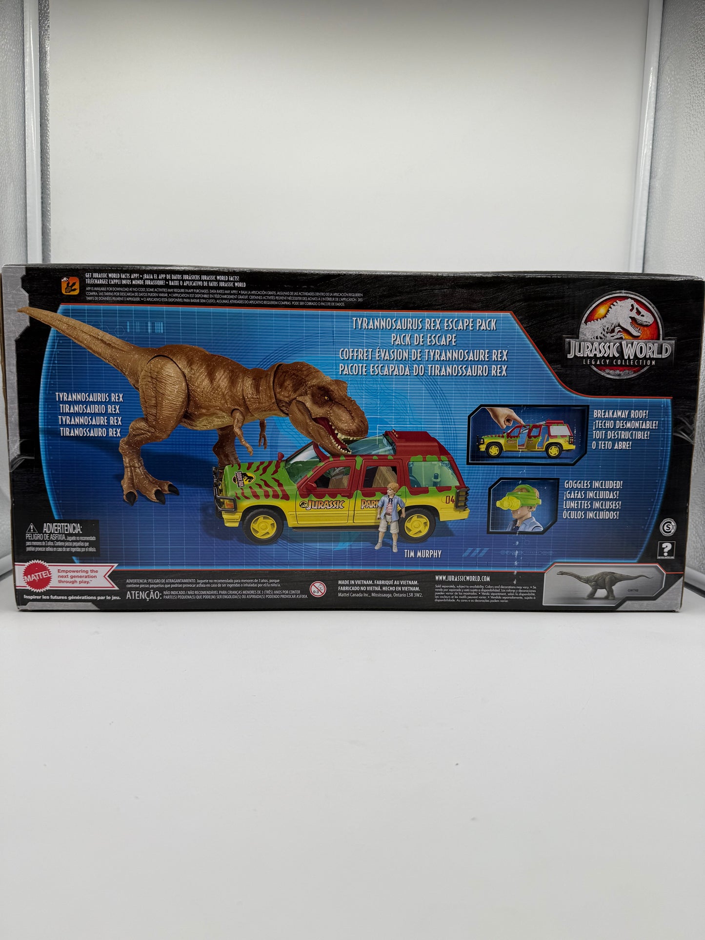 Jurassic World Tyrannosaurus Rex Escape Pack 2021 Mattel