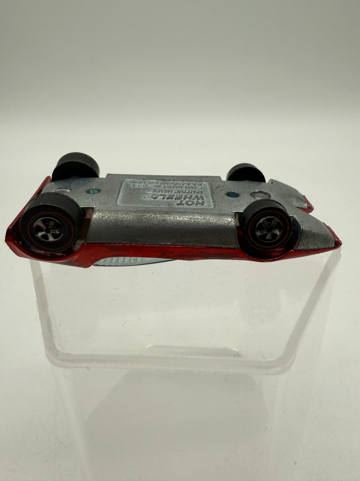 Hot Wheels Vintage 1968 Redline Splittin' Image Red Car Loose