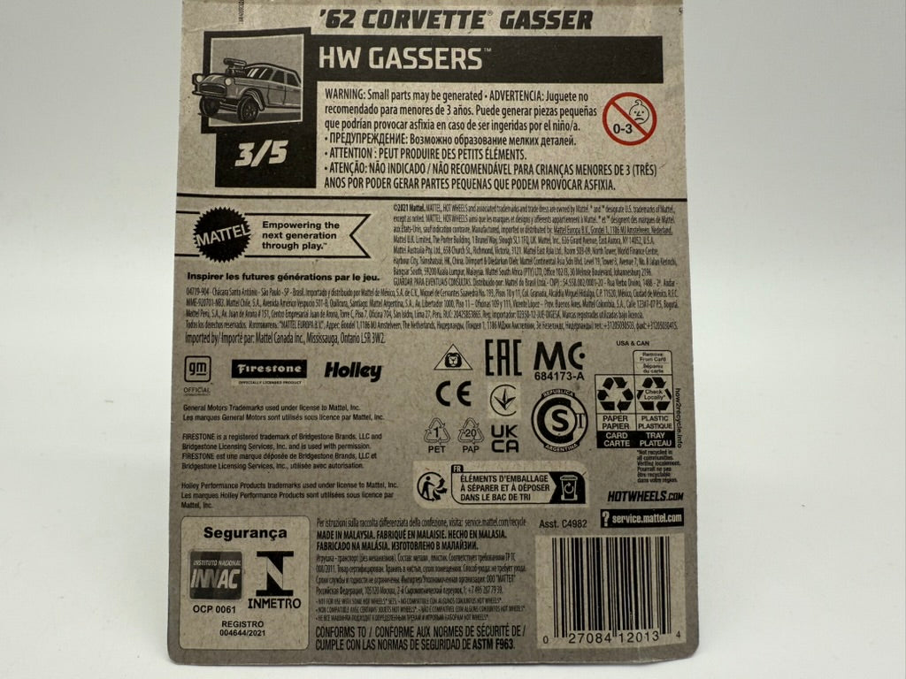 Hot Wheels 1962 Corvette Gasser 2021 Mattel