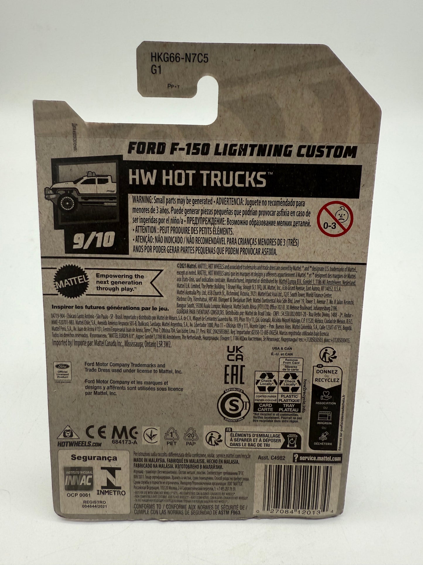 Hot Wheels Ford F-150 Lighting Custom 2021 Mattel