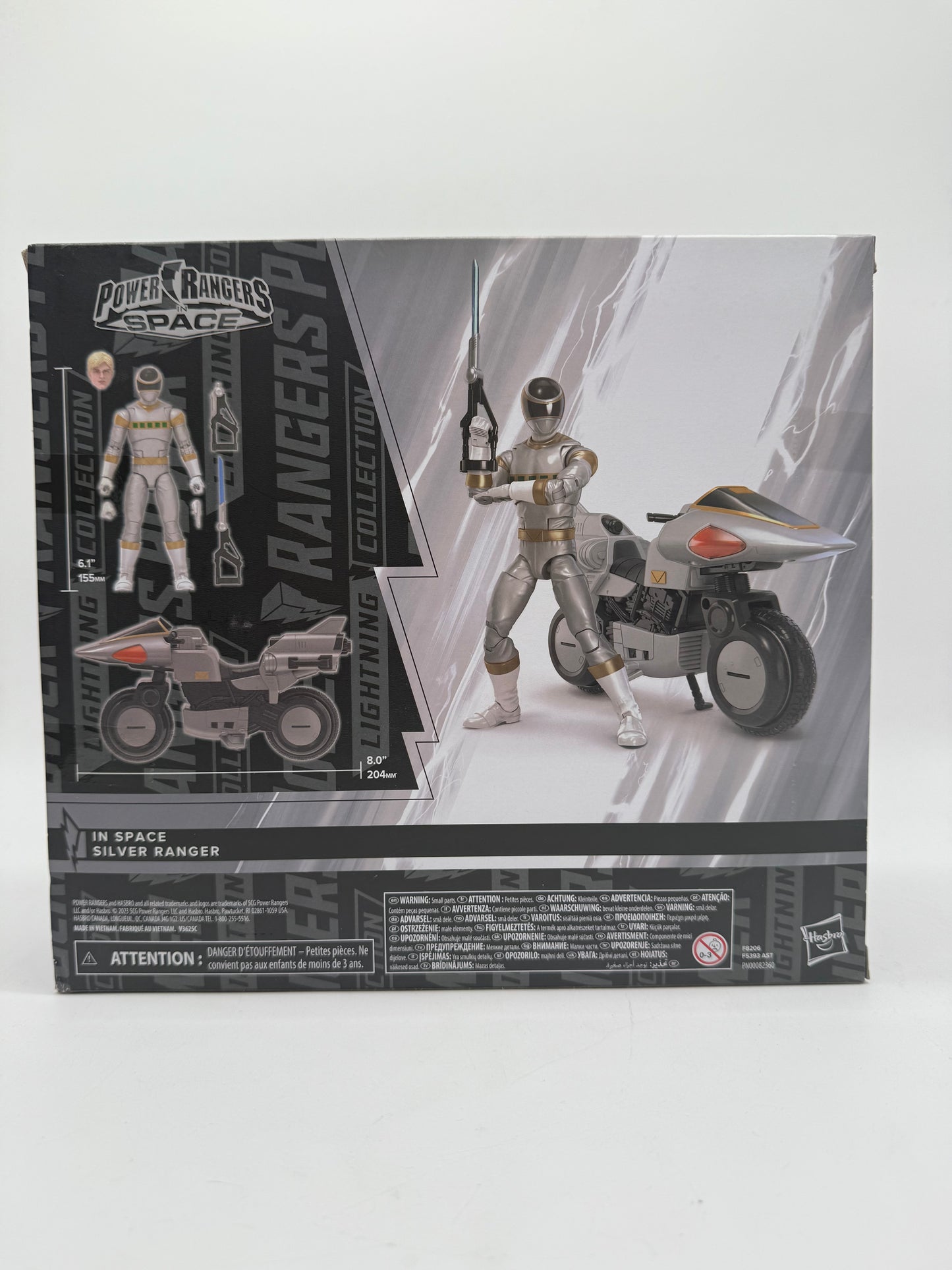 Power Rangers Lightning In Space Silver Ranger 2023 Hasbro
