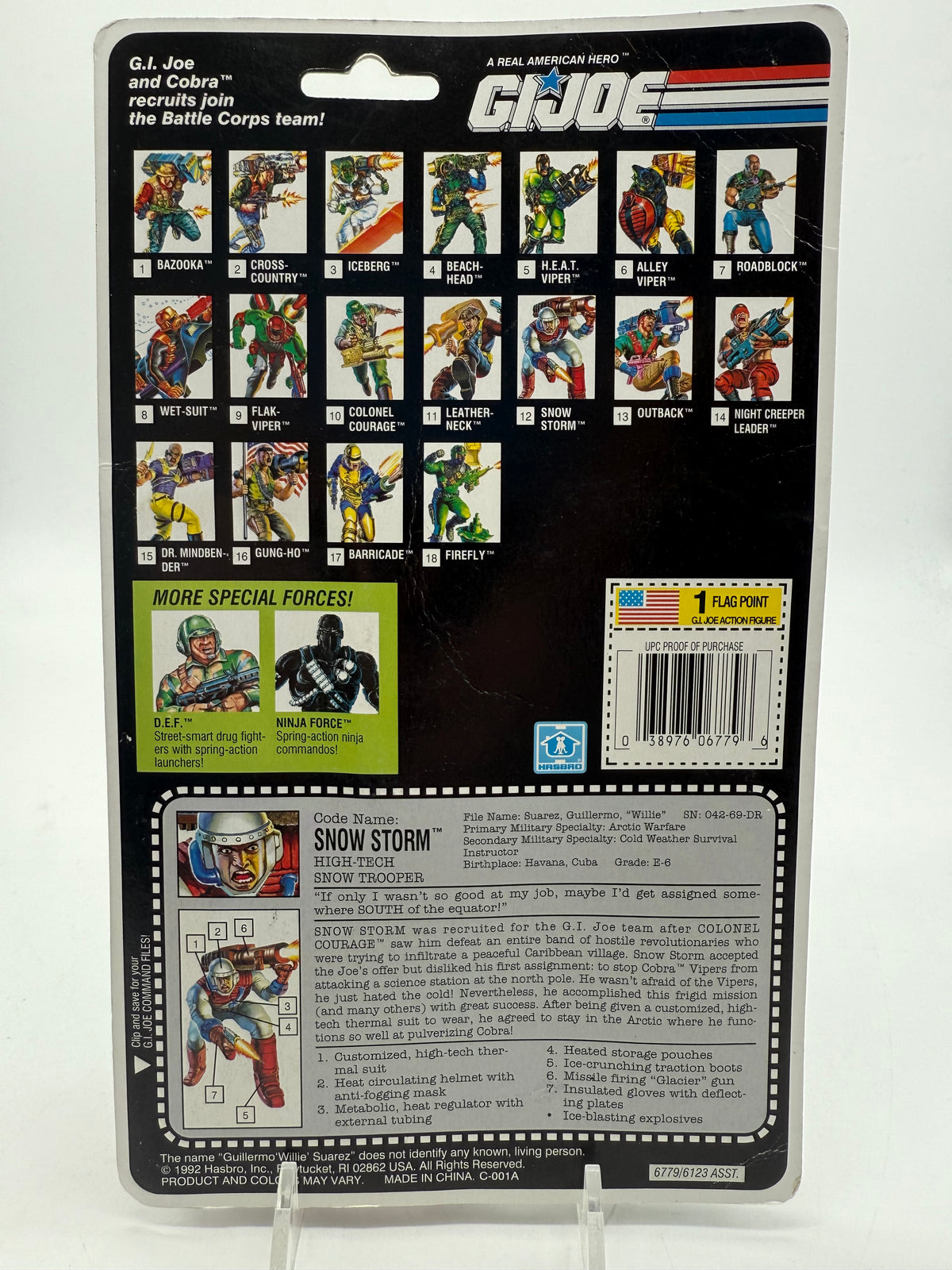 G.I. Joe Battle Corps Snow Storm 1992 Hasbro, photo 5 of 5
