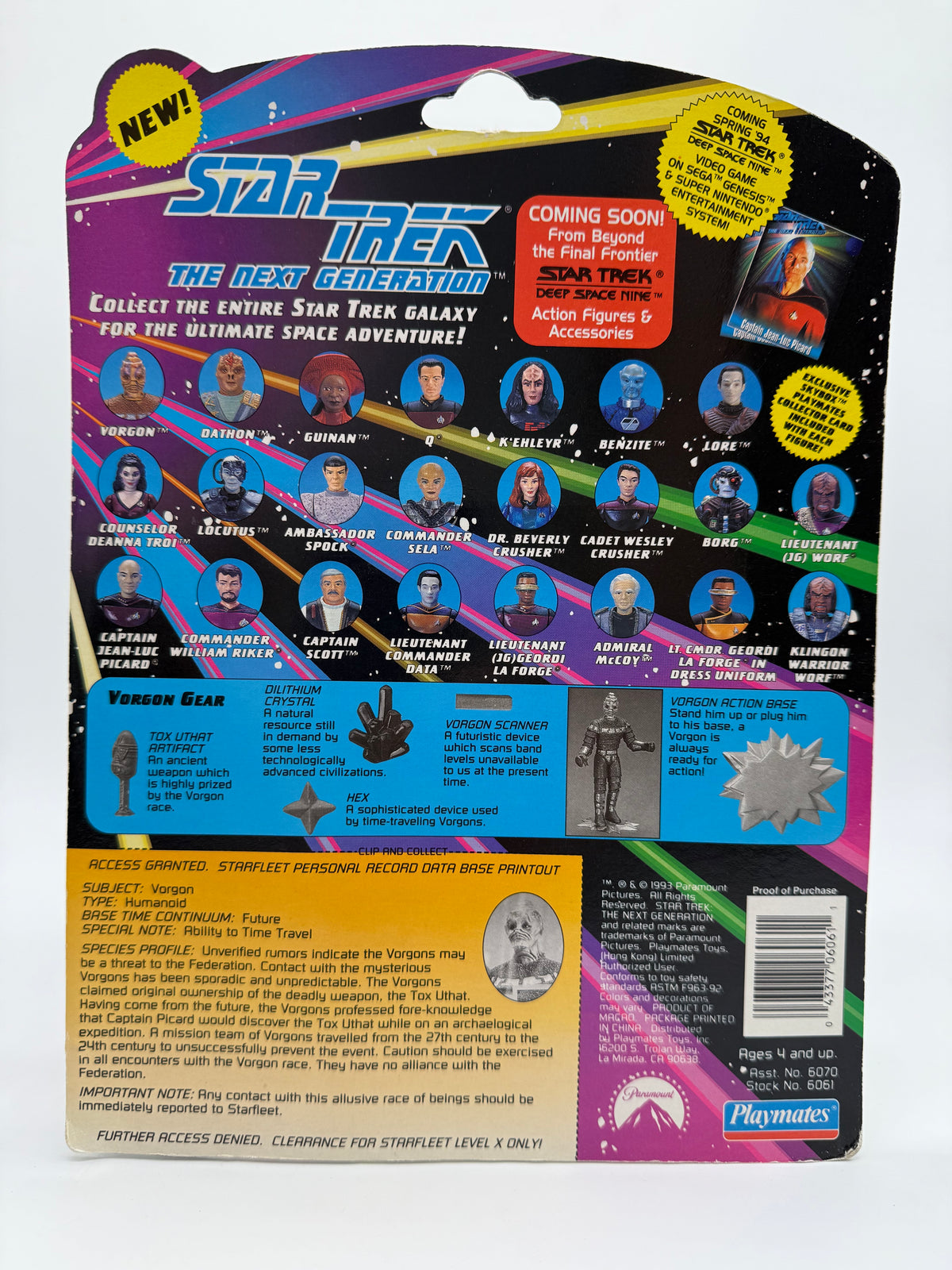 Star Trek The Vorgon 1993 Playmates, photo 2 of 2