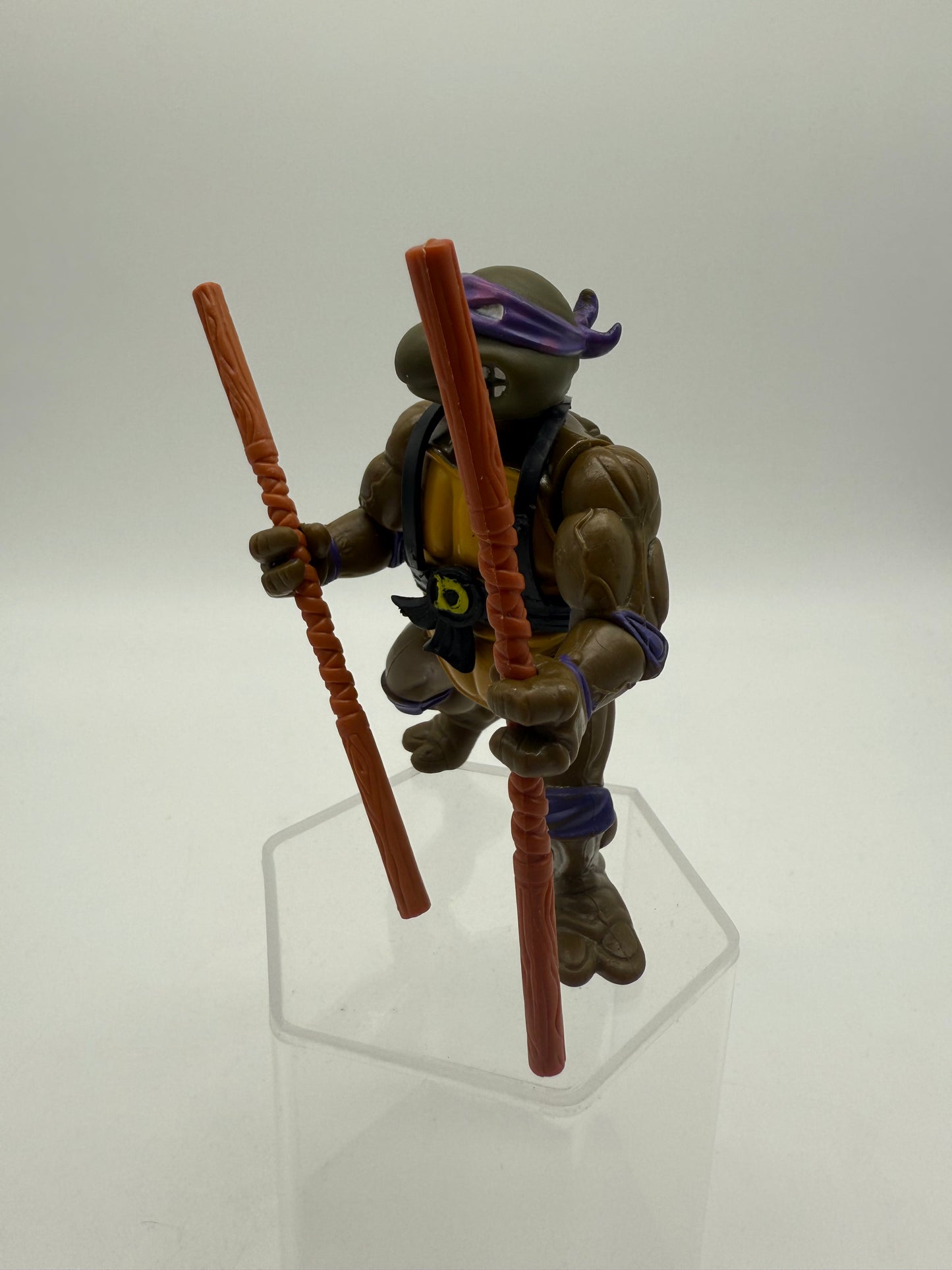 TMNT Vintage Donatello (Soft Head With Rack) 1988 Playmates