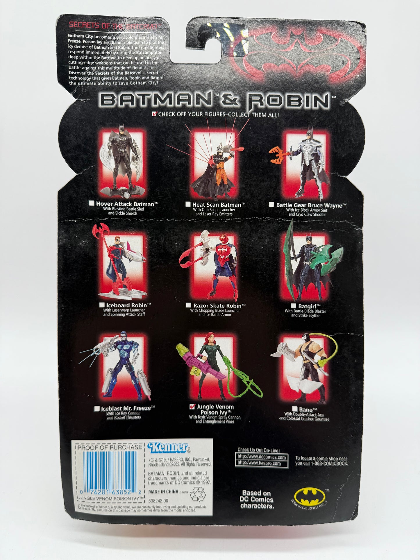 Hasbro 1997 Batman & Robin Jungle Venom Poison Ivy