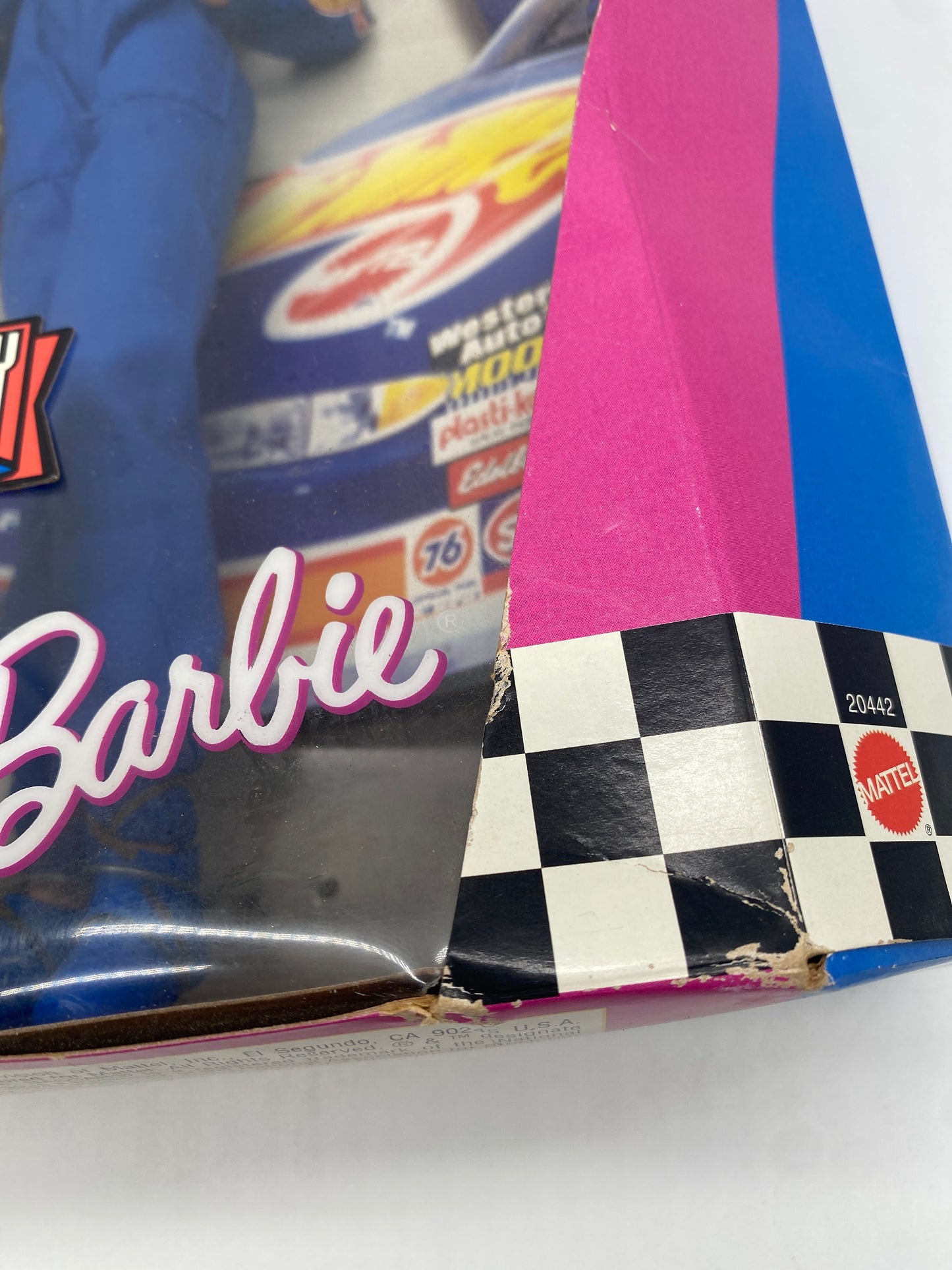 Mattel 1998 Barbie Doll Collector Edition 50th Anniversary NASCAR Barbie