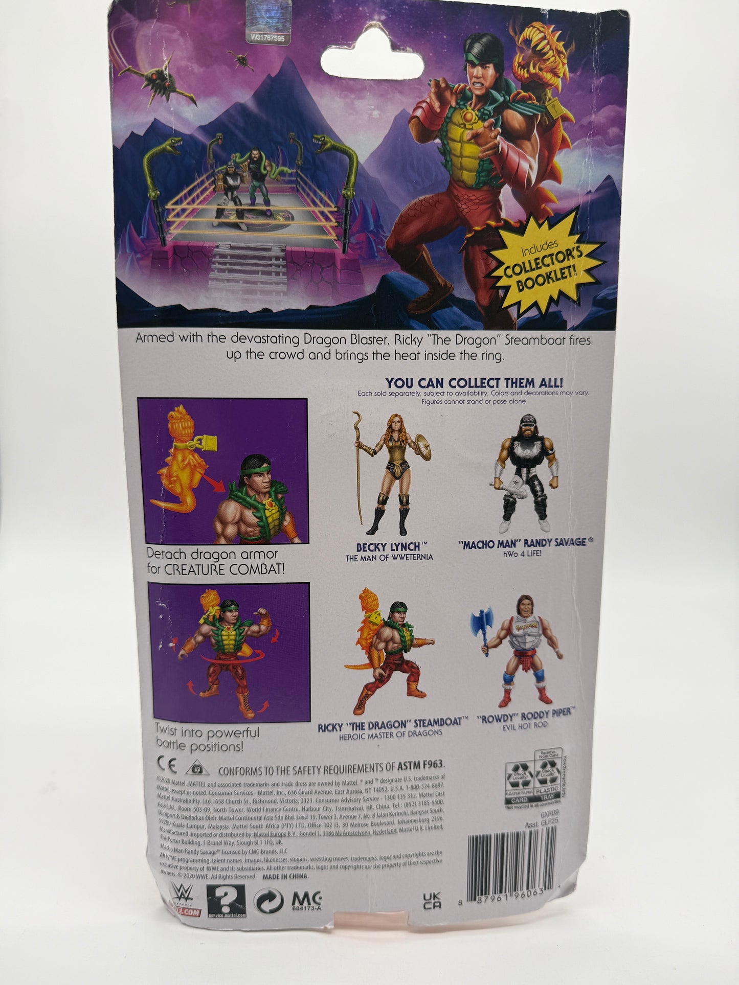Masters of the WW Universe Ricky "The Dragon" Steamboat 2020 Mattel