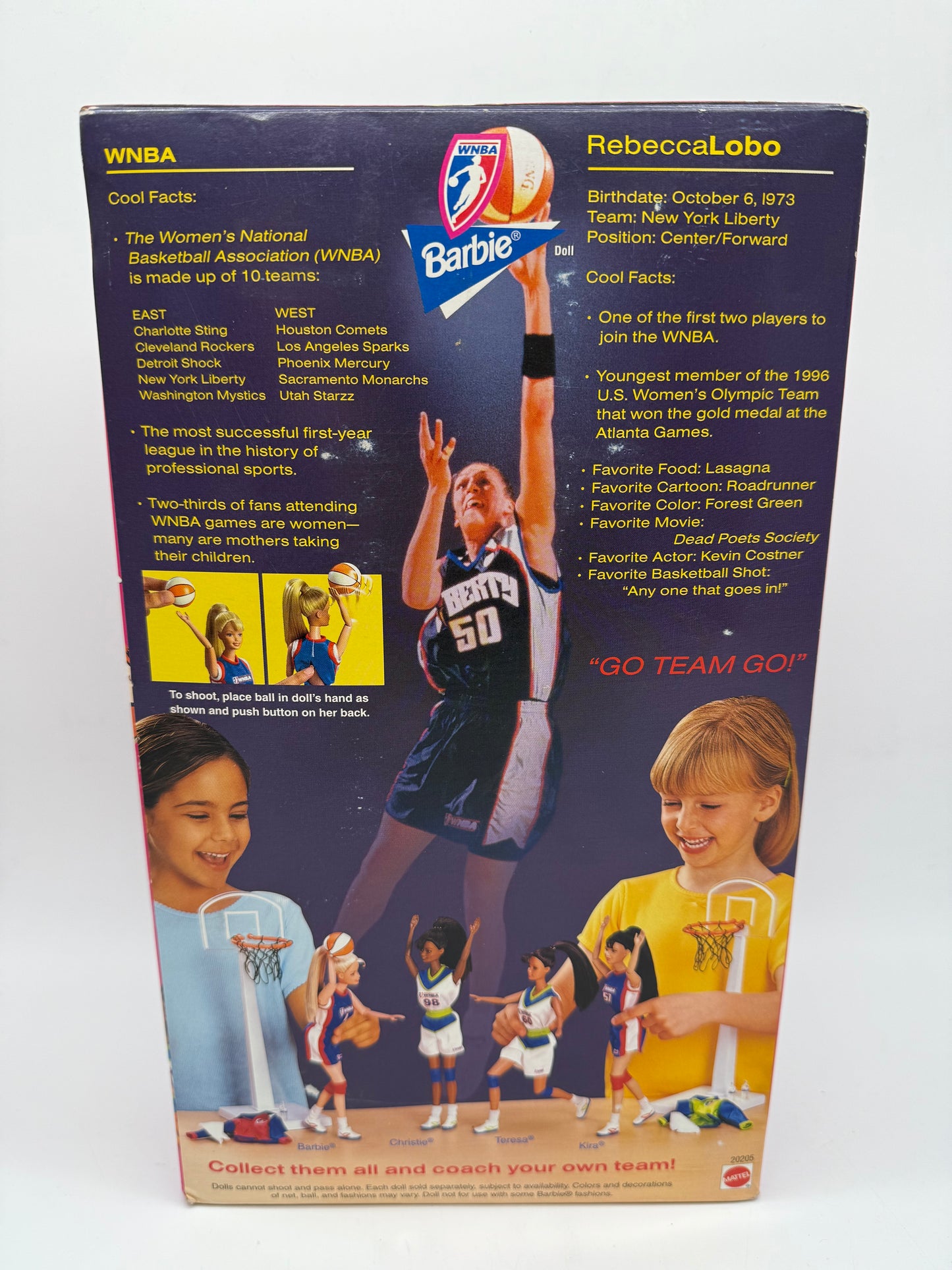 WNBA Barbie 1998 Mattel