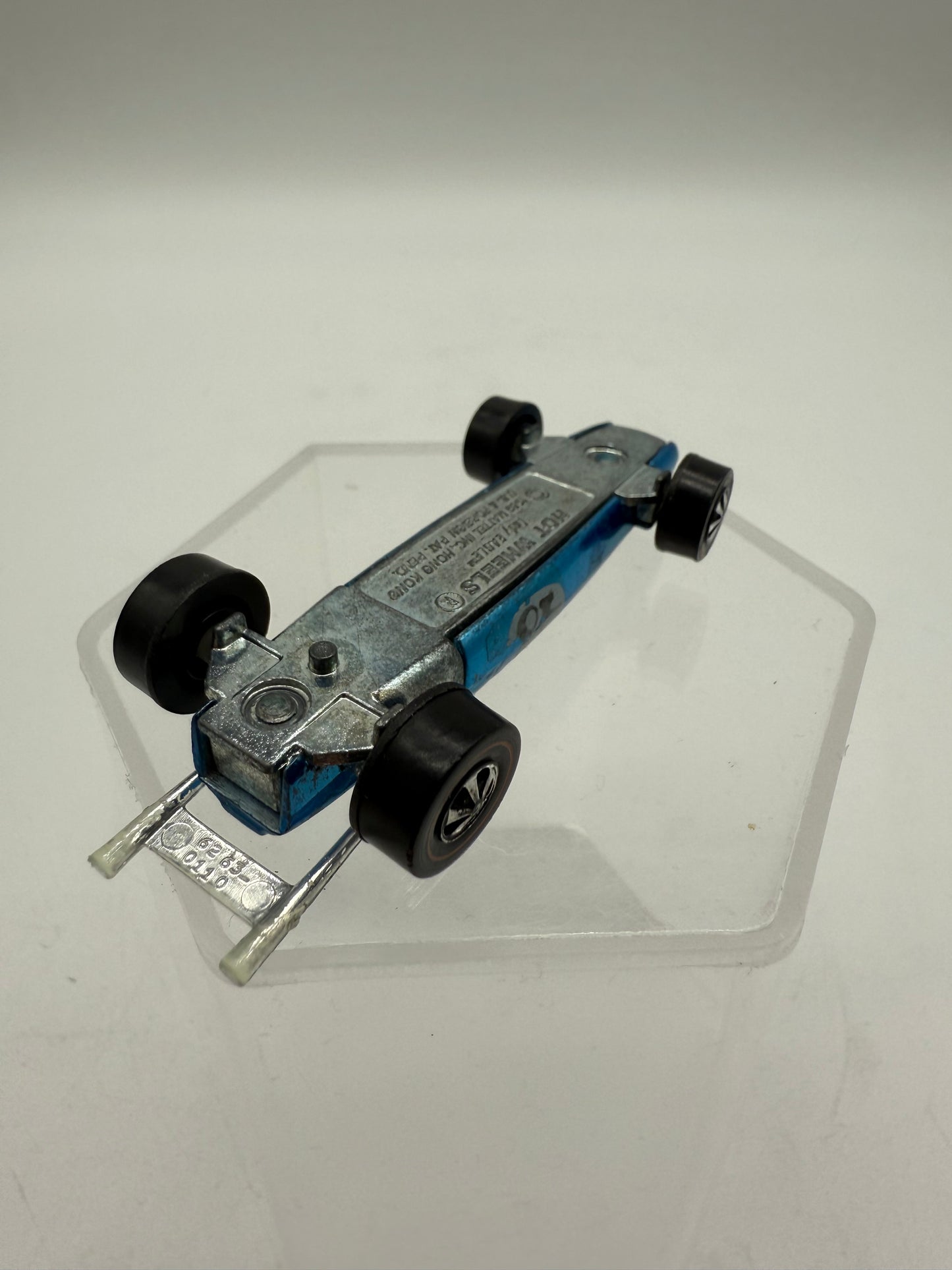 Hot Wheels Vintage 1969 Redline Indy Eagle Aqua Blue Mattel