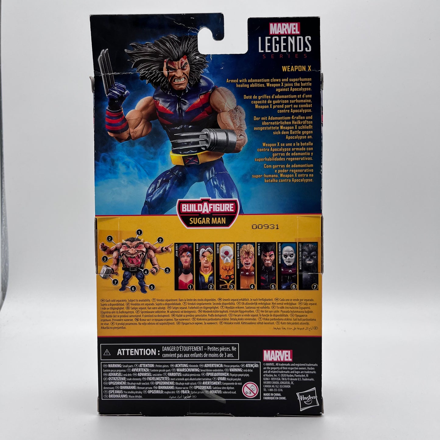 Hasbro Marvel Legends Series X-Men WEAPON-X
