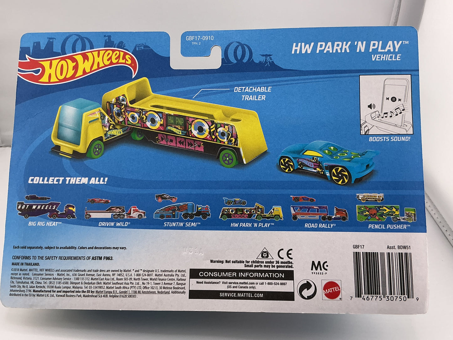 Hot Wheels HW Park’n Play 2018 Mattel