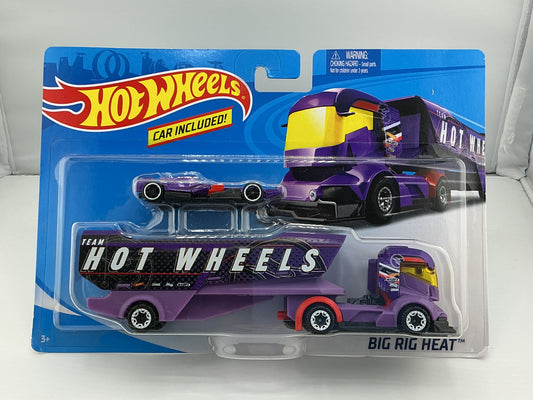 Hot Wheels Big Rig Heat 2019 Mattel (Purple)