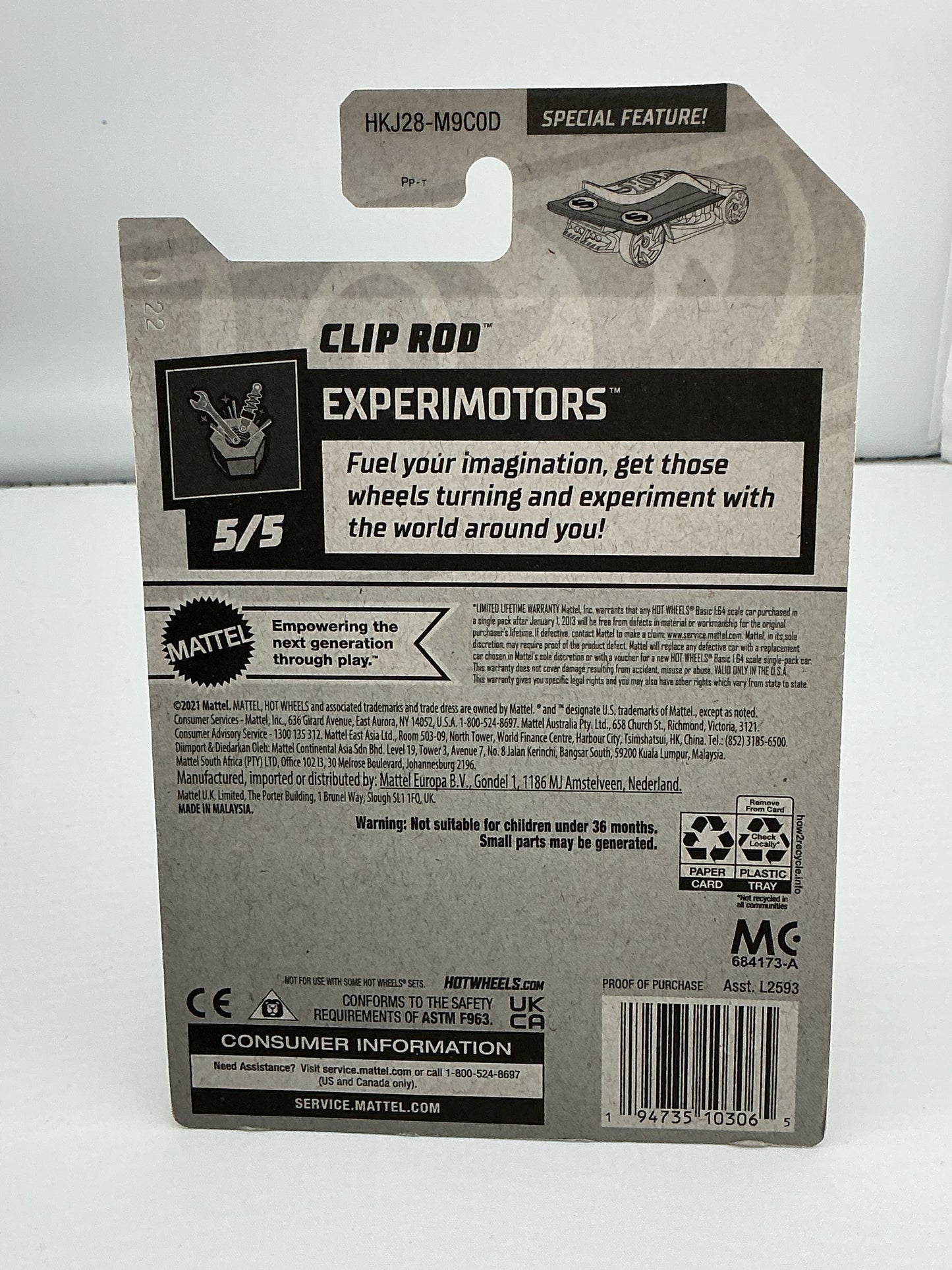 Hot Wheels Clip Rod 2021 Mattel