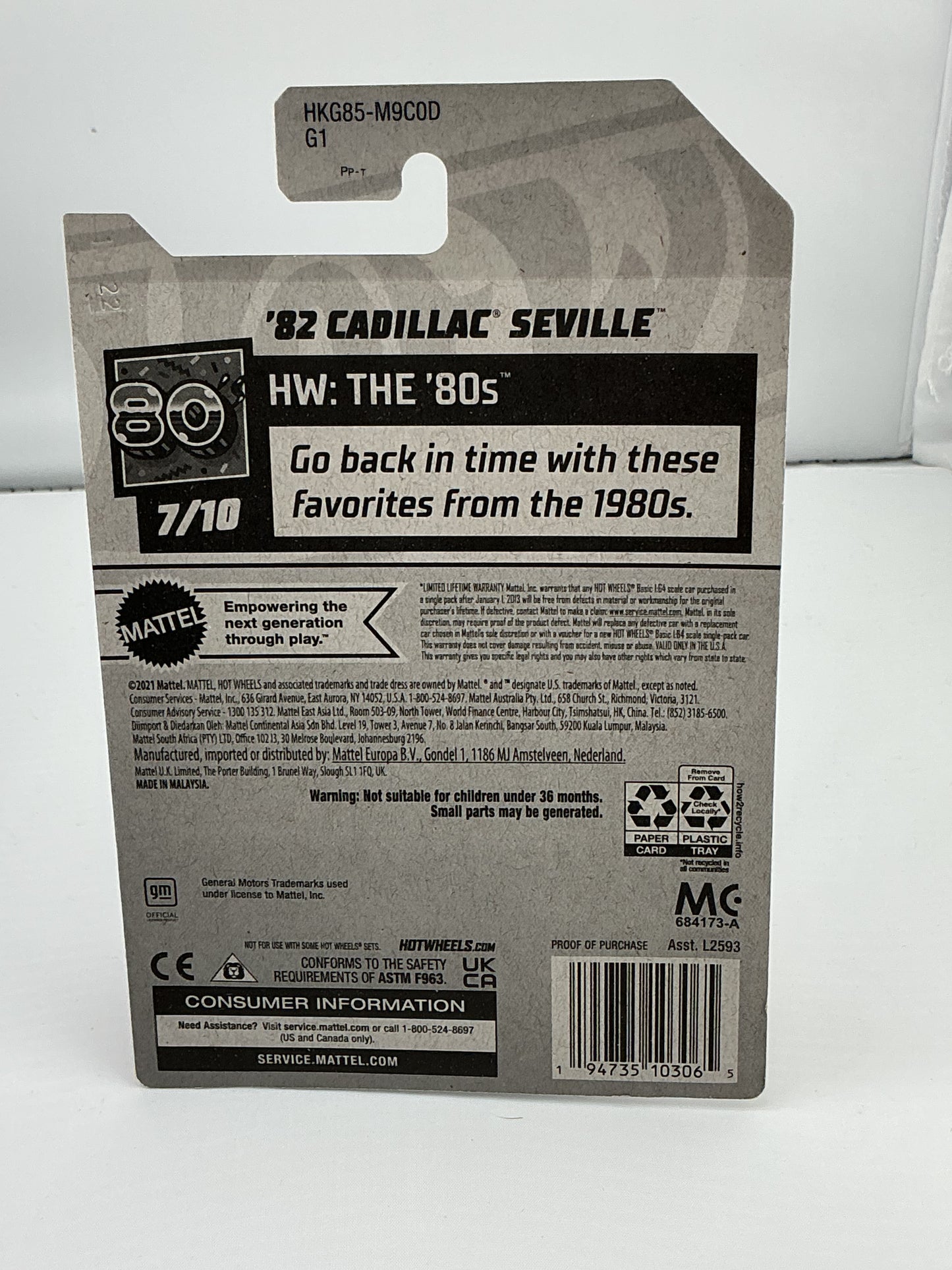 Hot Wheels 1982 Cadillac Seville 2021 Mattel (Tan)