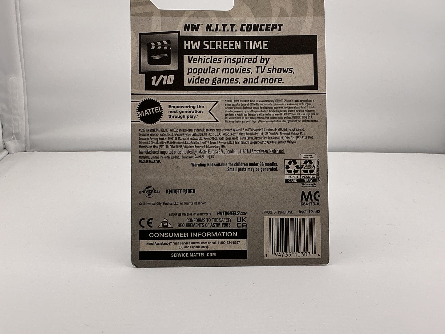 Hot Wheels HW K.I.T.T. Concept 2021 Mattel