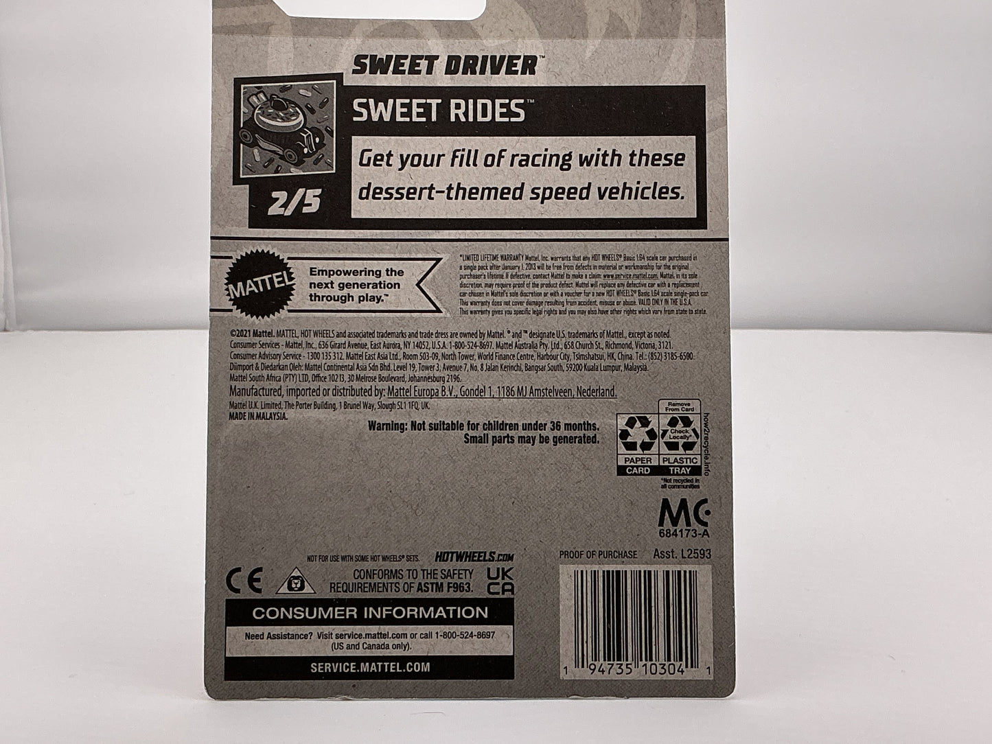 Hot Wheels Sweet Driver 2021 Mattel